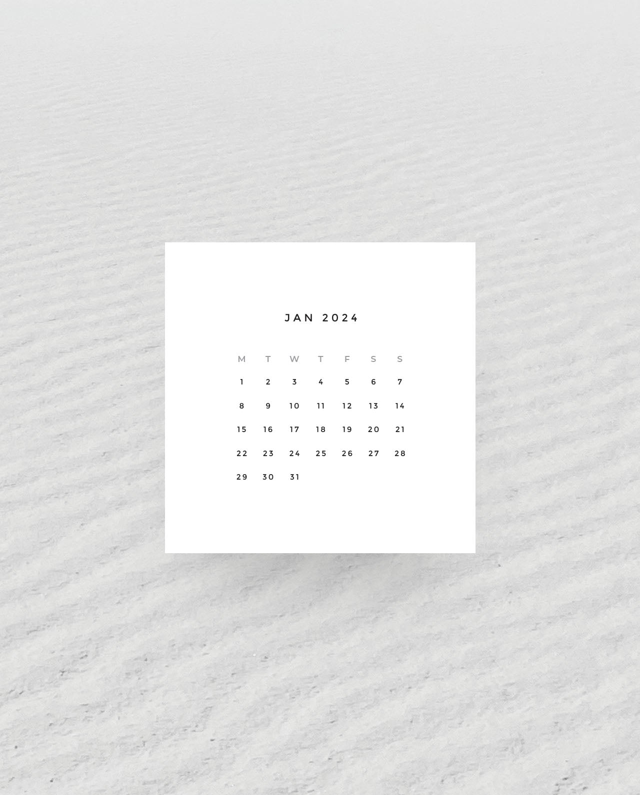 2024 Calendar Planner Cards (PREORDER)