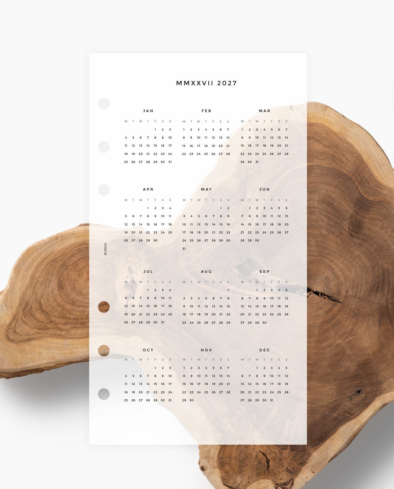 D018 - 2027 Year at a glance Dashboard - PREORDER