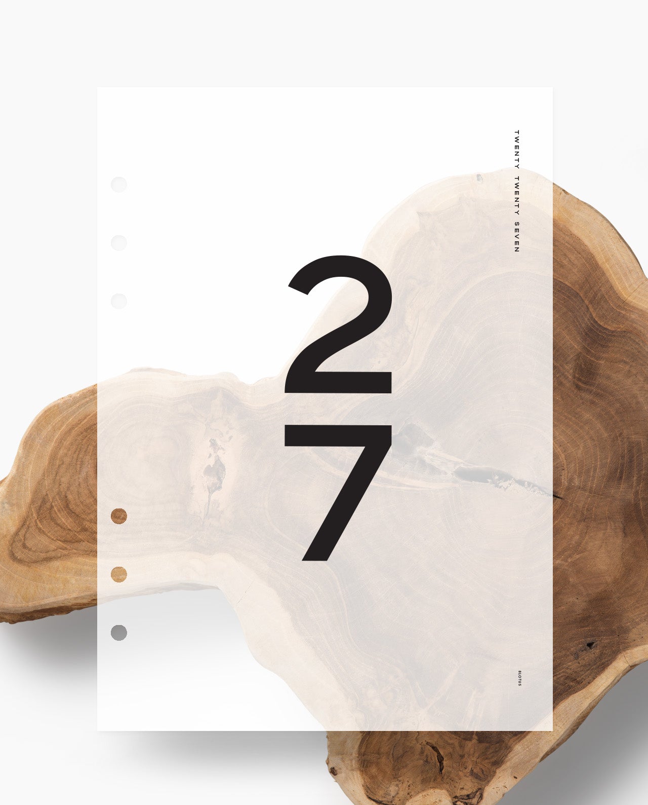 D078 - Bold Sans Serif - 2027 Dashboard - PREORDER