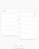 MN016 - 2027 Monthly Planner Inserts - MO4P - PREORDER