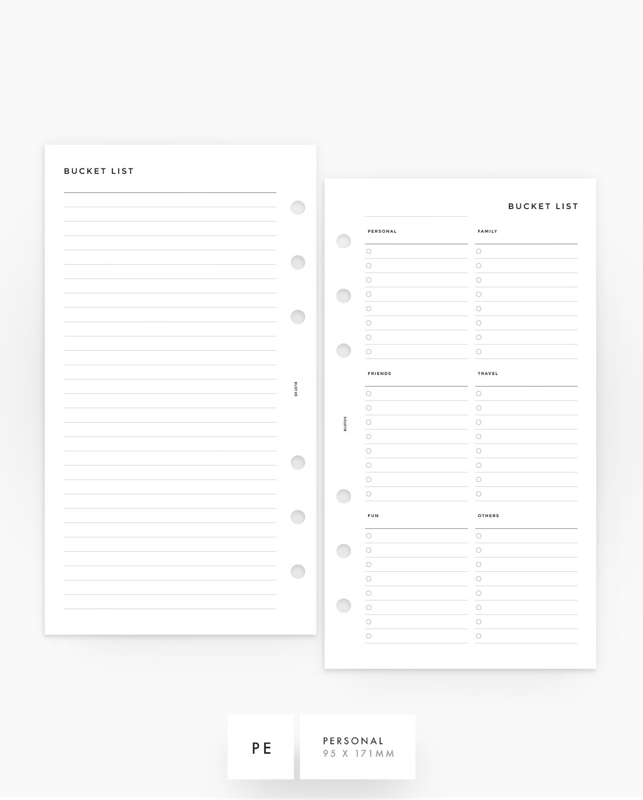 MN251 - Bucket List - SPECIAL ORDER