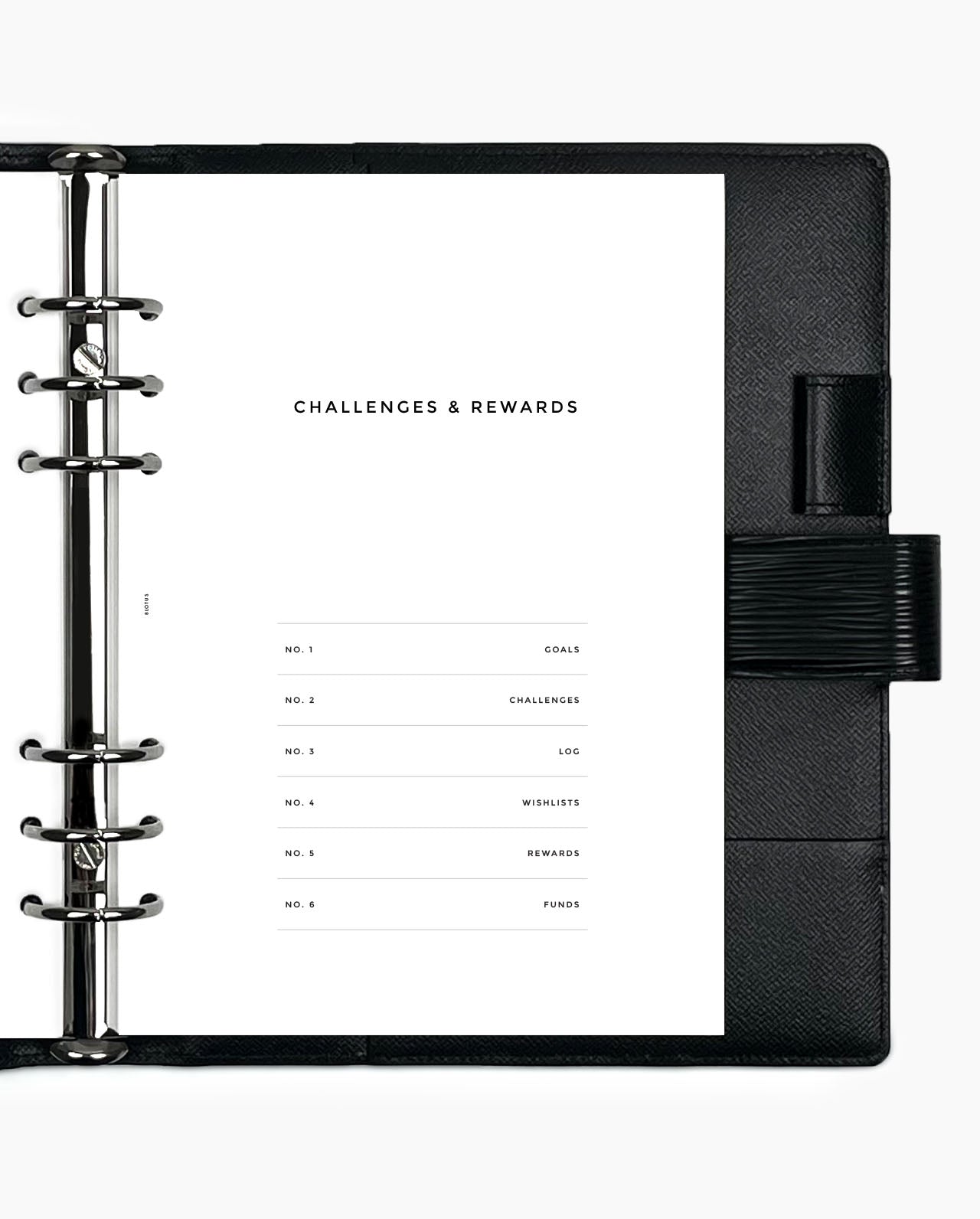 Challenge & Reward System - Planner Inserts Set