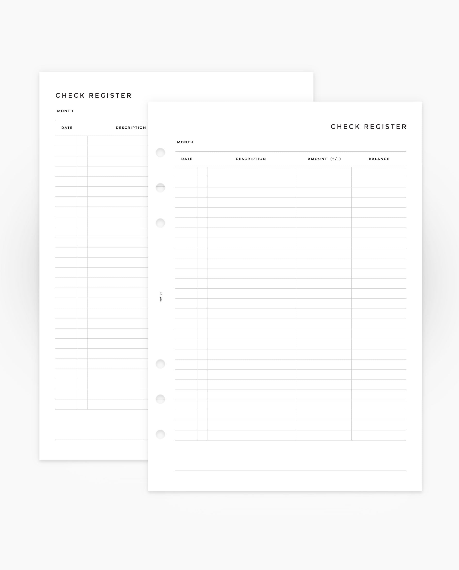 MN235 - Check Register - Printable PDF