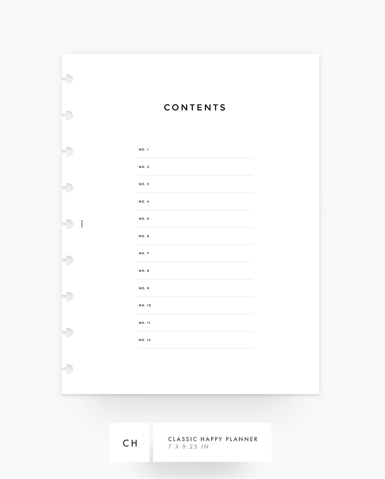 D038 - Contents - 12 Sections - Printable PDF