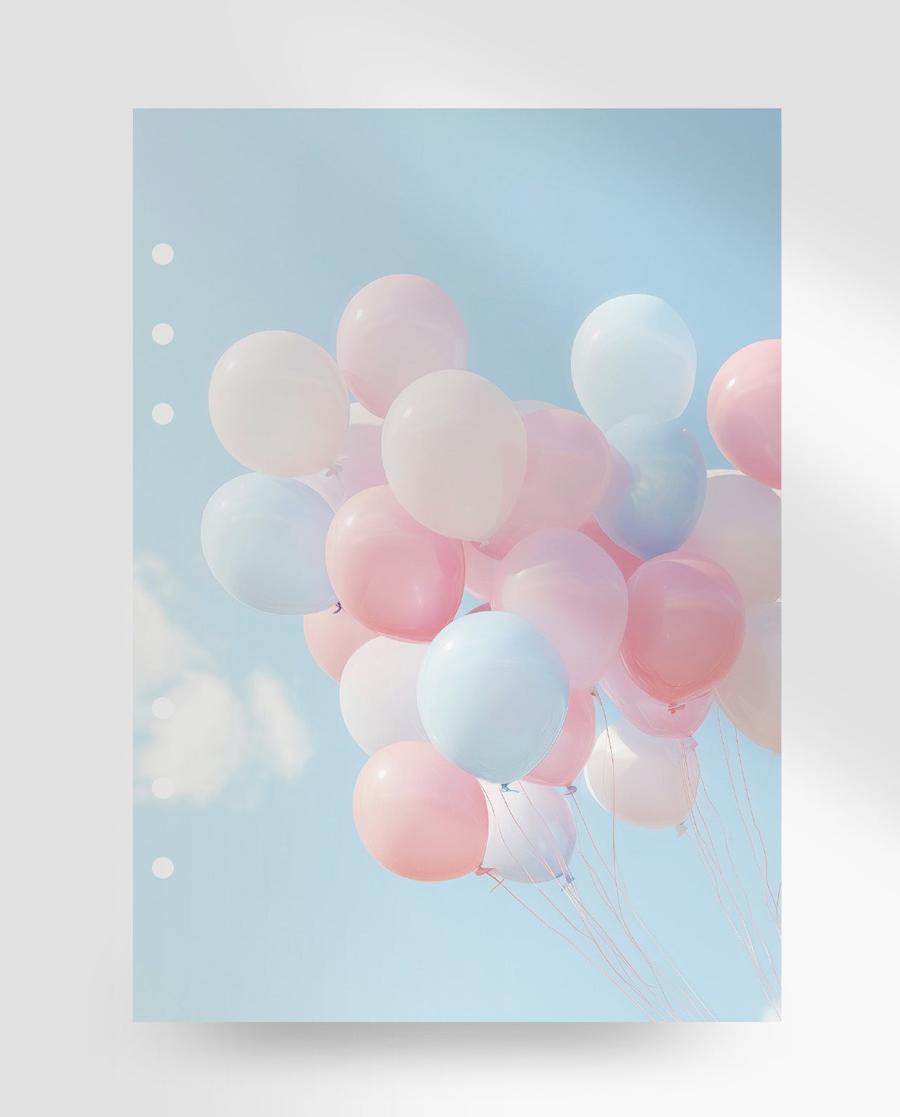 D105 - Floating Pastels - Planner Dashboard