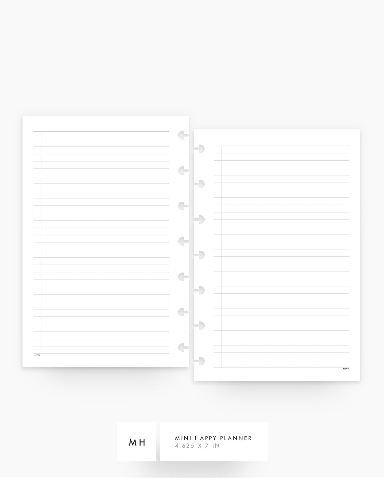 MN274 - List & Notes Planner Inserts - SPECIAL ORDER