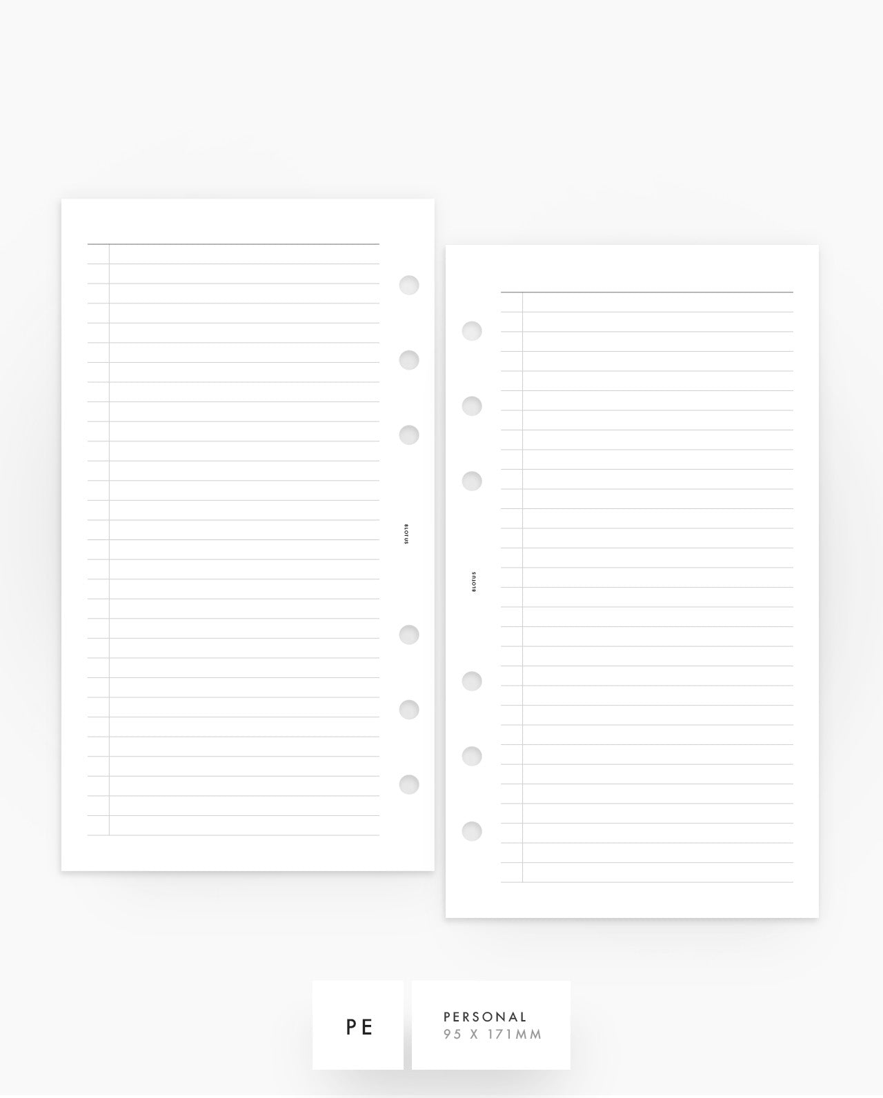 MN274 - List & Notes Planner Inserts - SPECIAL ORDER