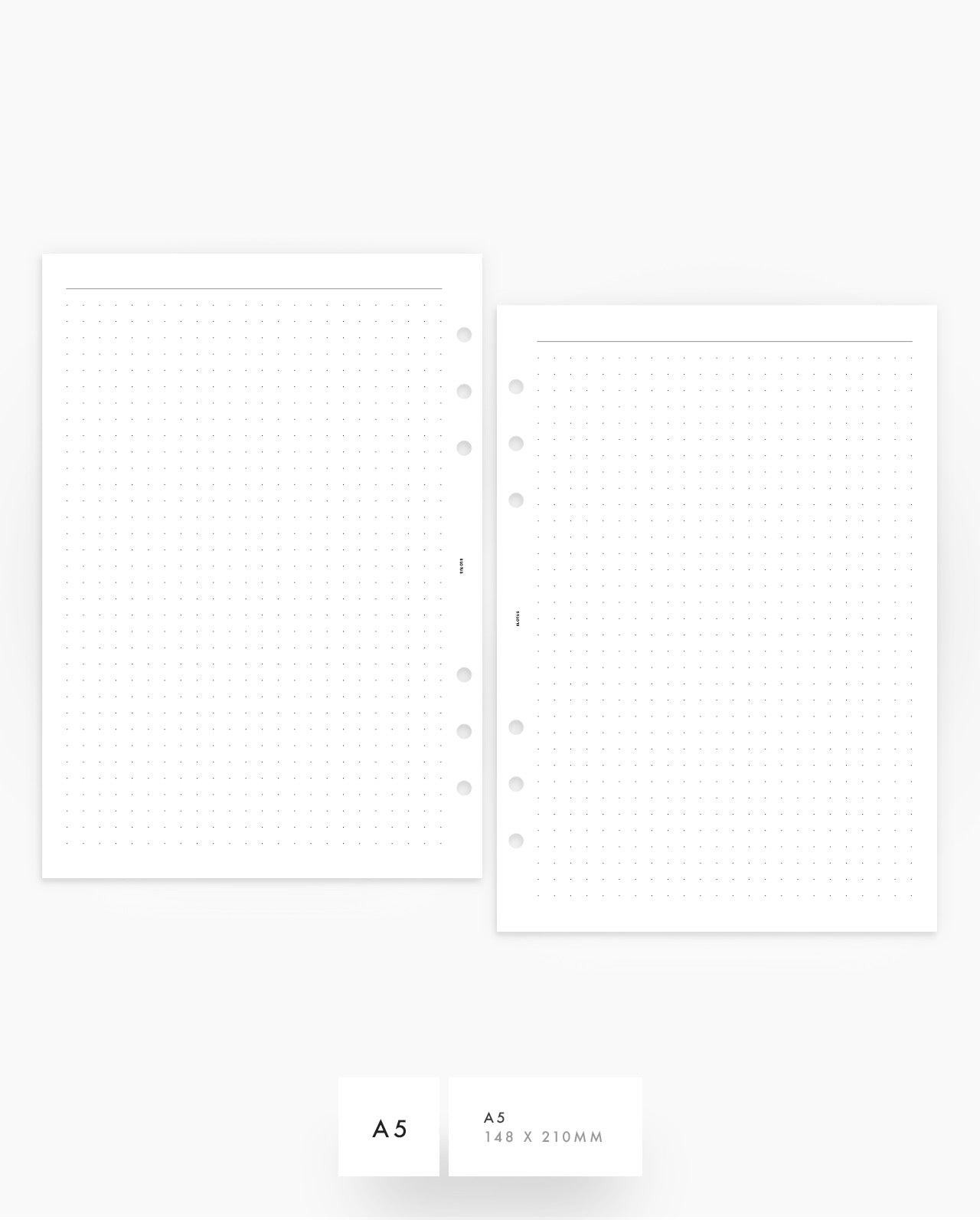 MN195 - Dot Grid Notes Planner Inserts - SPECIAL ORDER