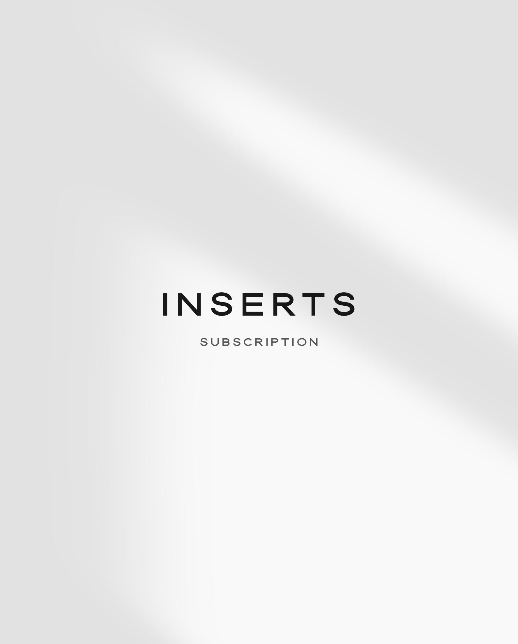 Inserts Monthly Subscription (Currently Selling: June Box, Ships in May)