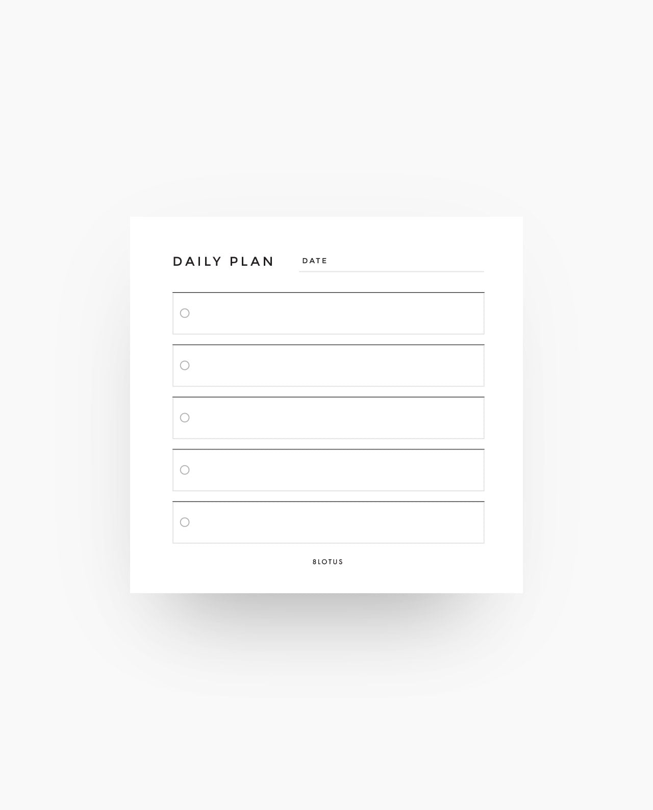 ST018 - Daily Plan - Sticky Notes