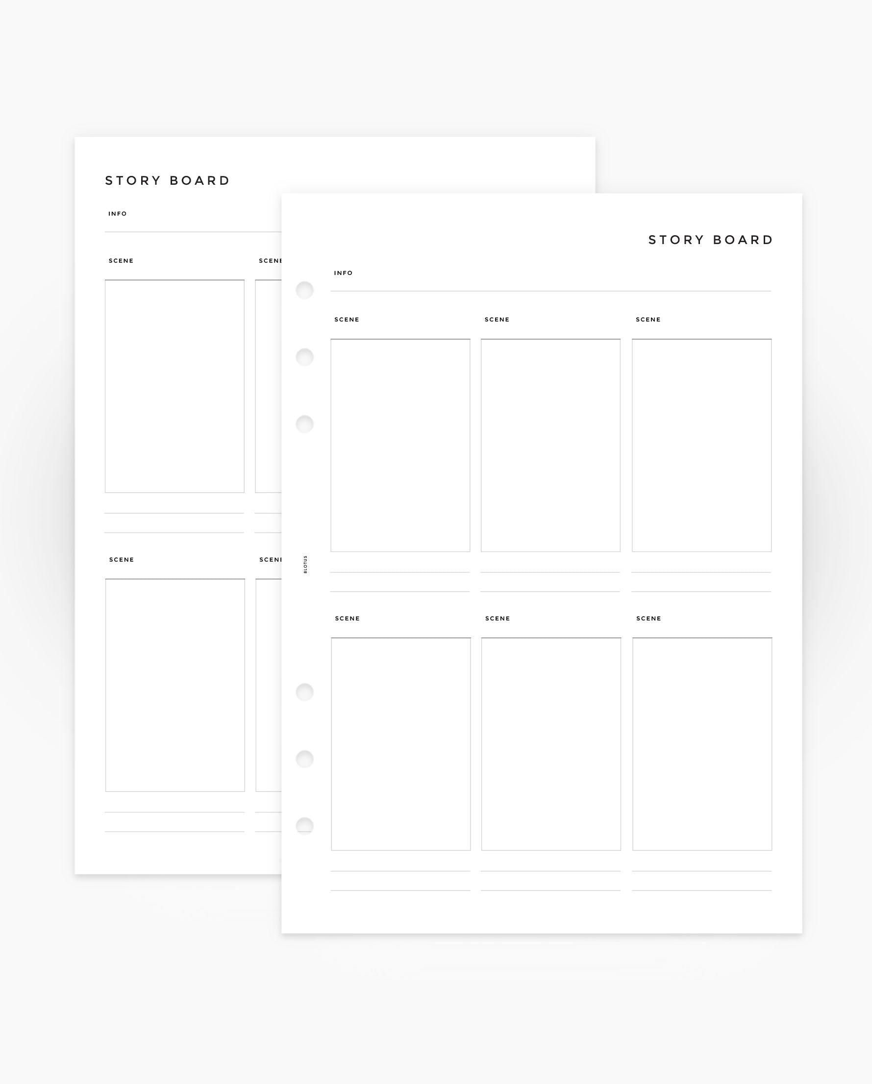 MN228 - Story Board - Vertical - Planner Inserts