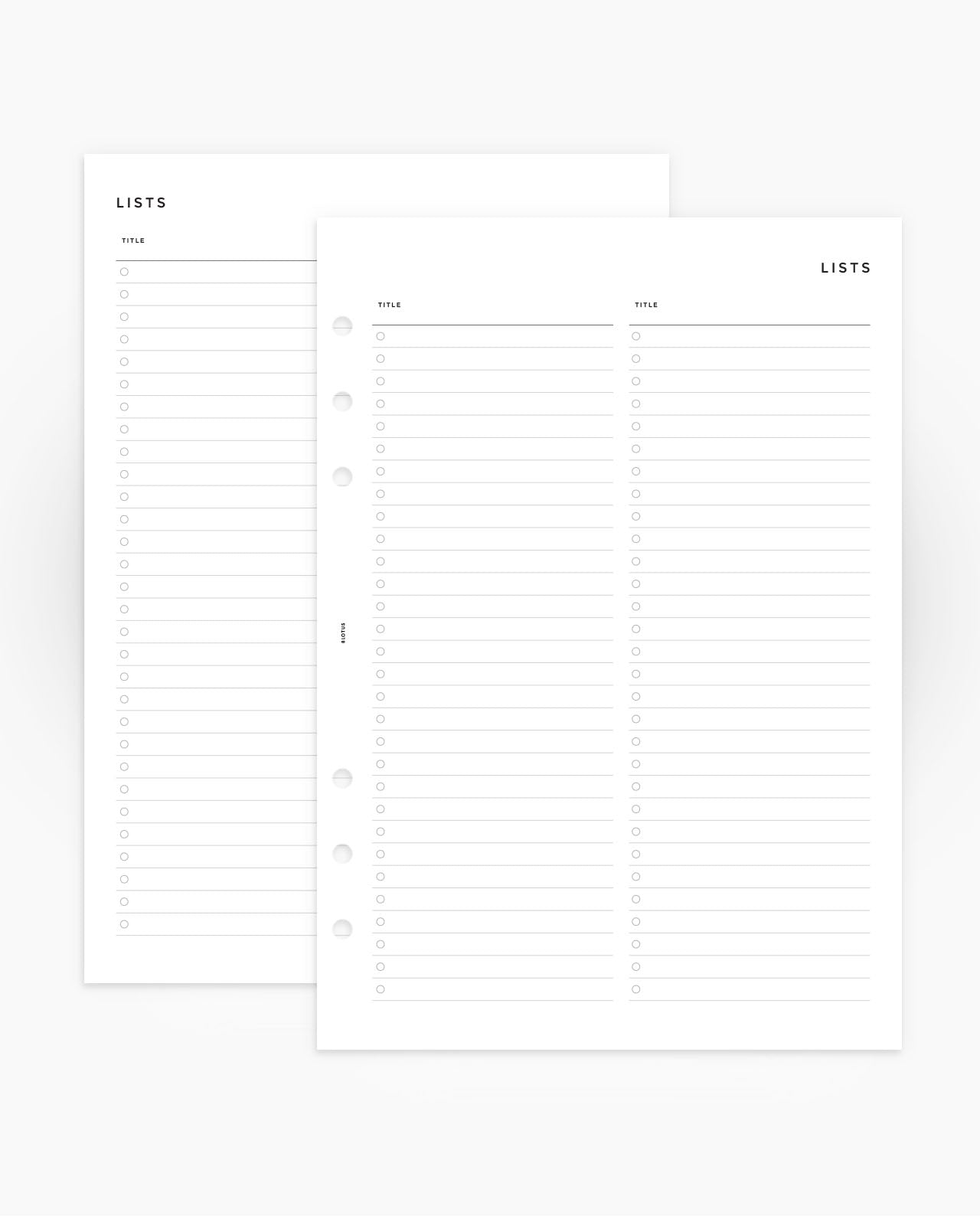 MN022 - To Do List - Special Order