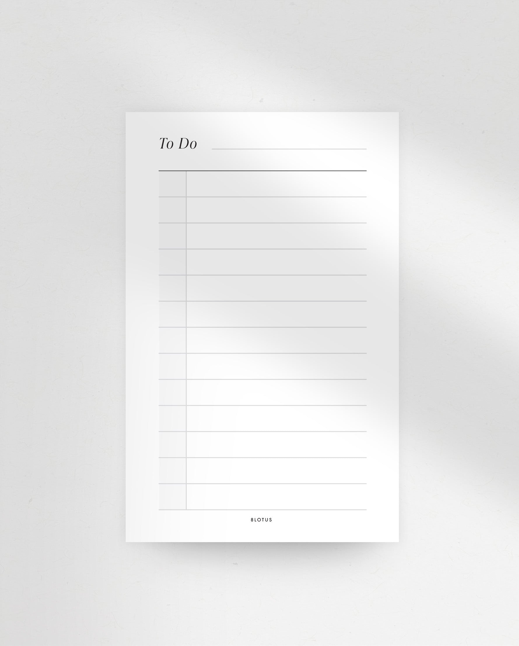VC011 - To Do - Vertical Planner Card