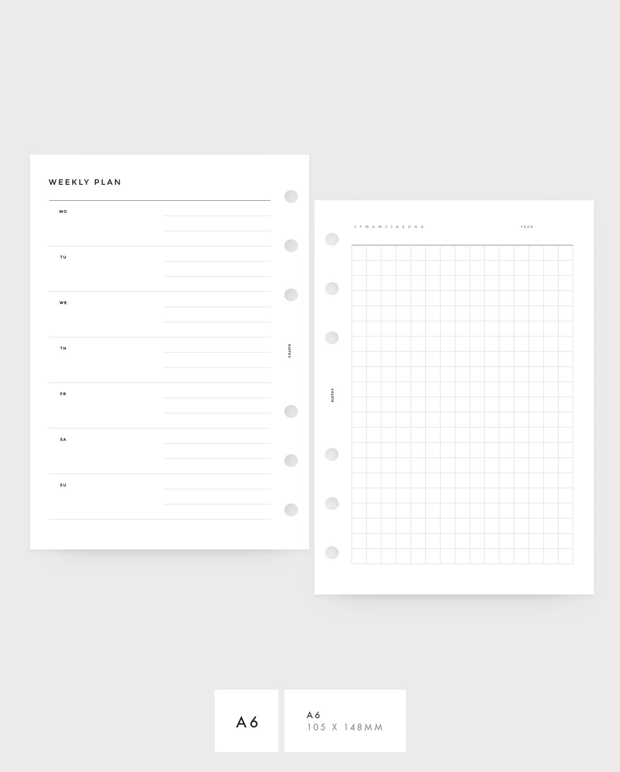 MN041 - Weekly Horizontal & Grid - PDF
