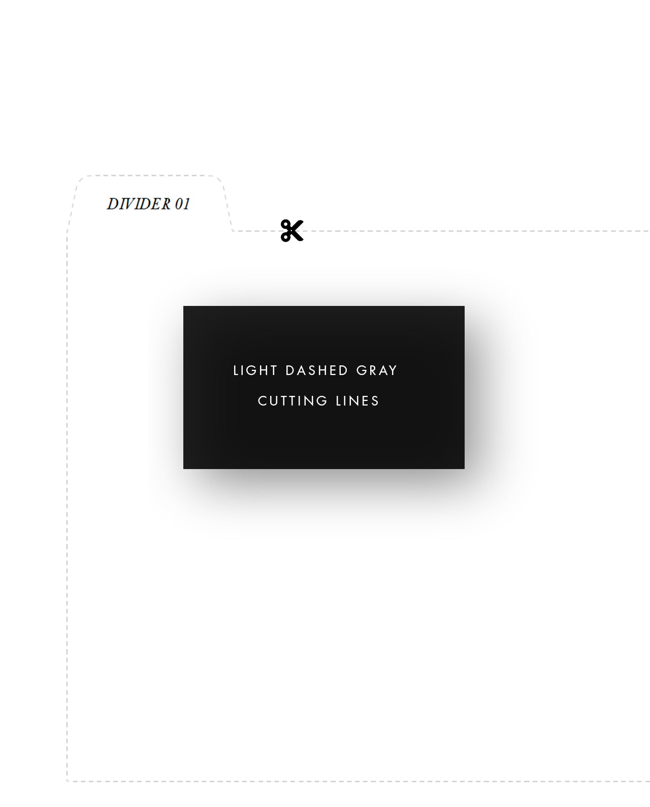 Fillable 6 Side Tab Dividers - PDF
