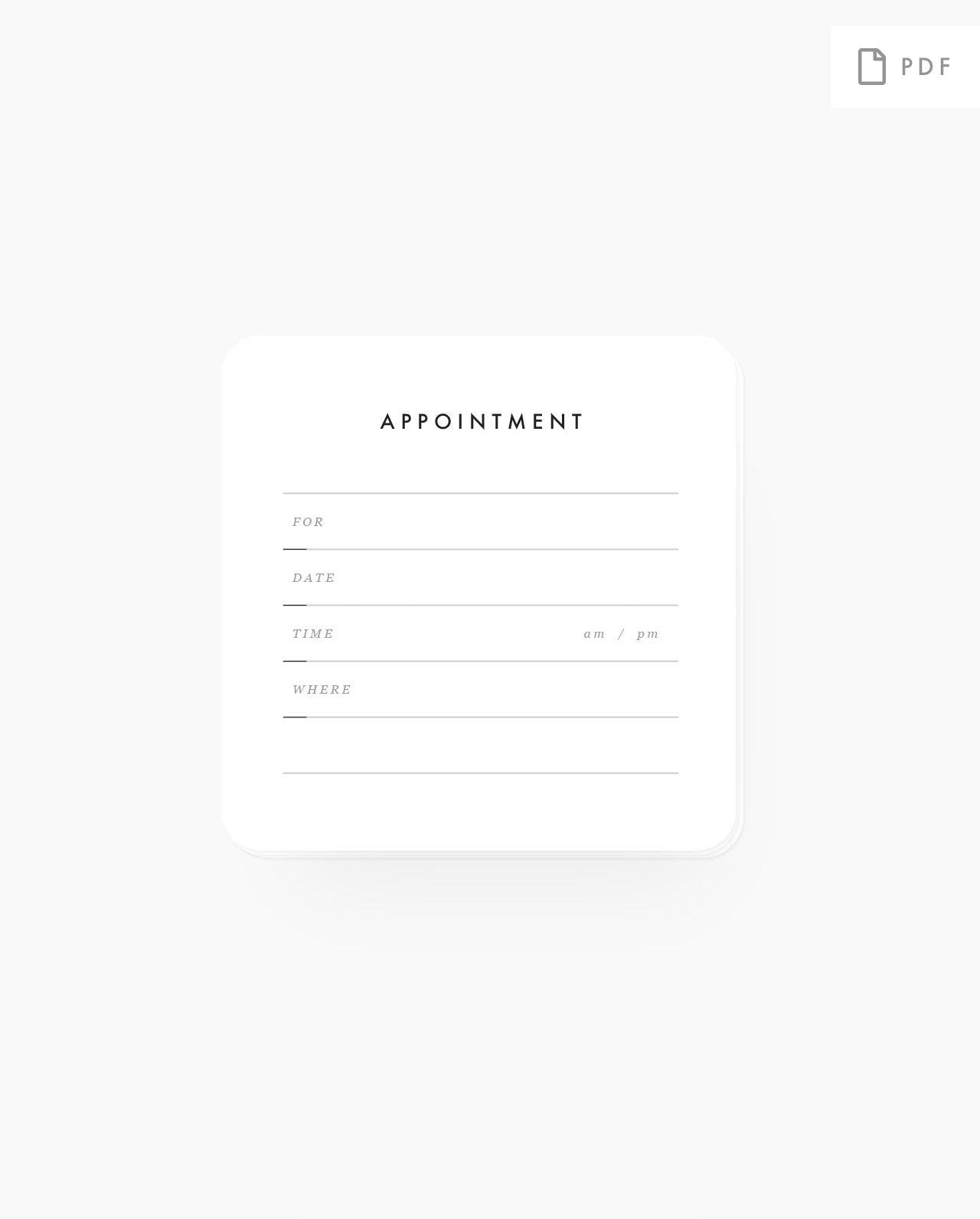 Appointments - PC PDF
