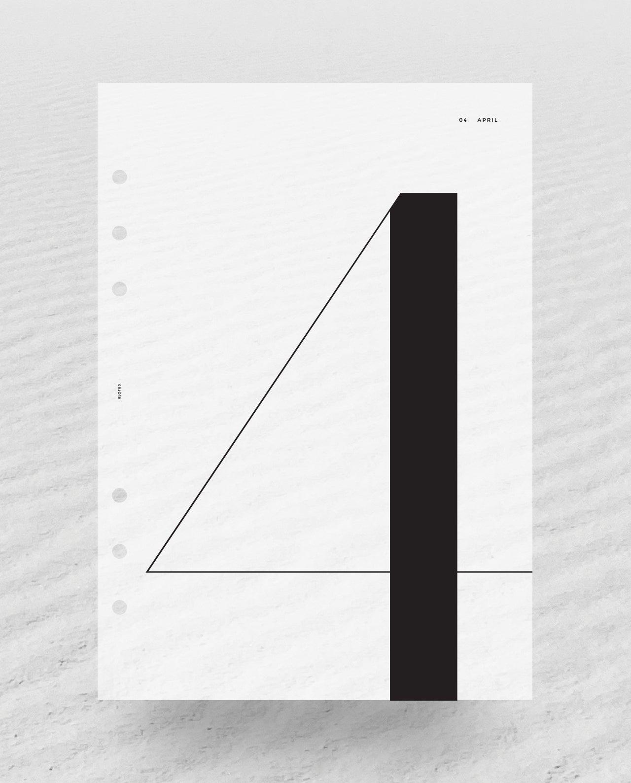 D013 - BOLD SERIF Numerals - Monthly Covers - Special Order