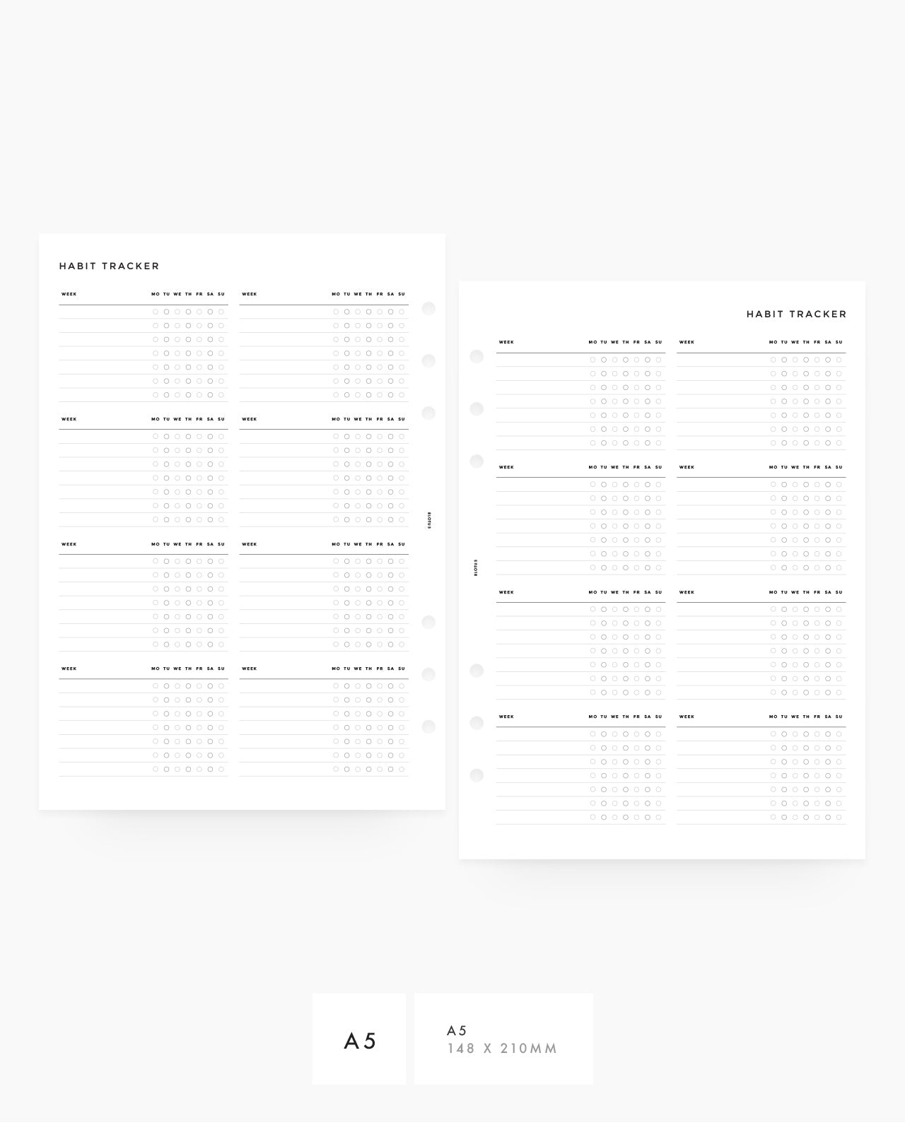 MN001 - Weekly Habit Tracker - PDF