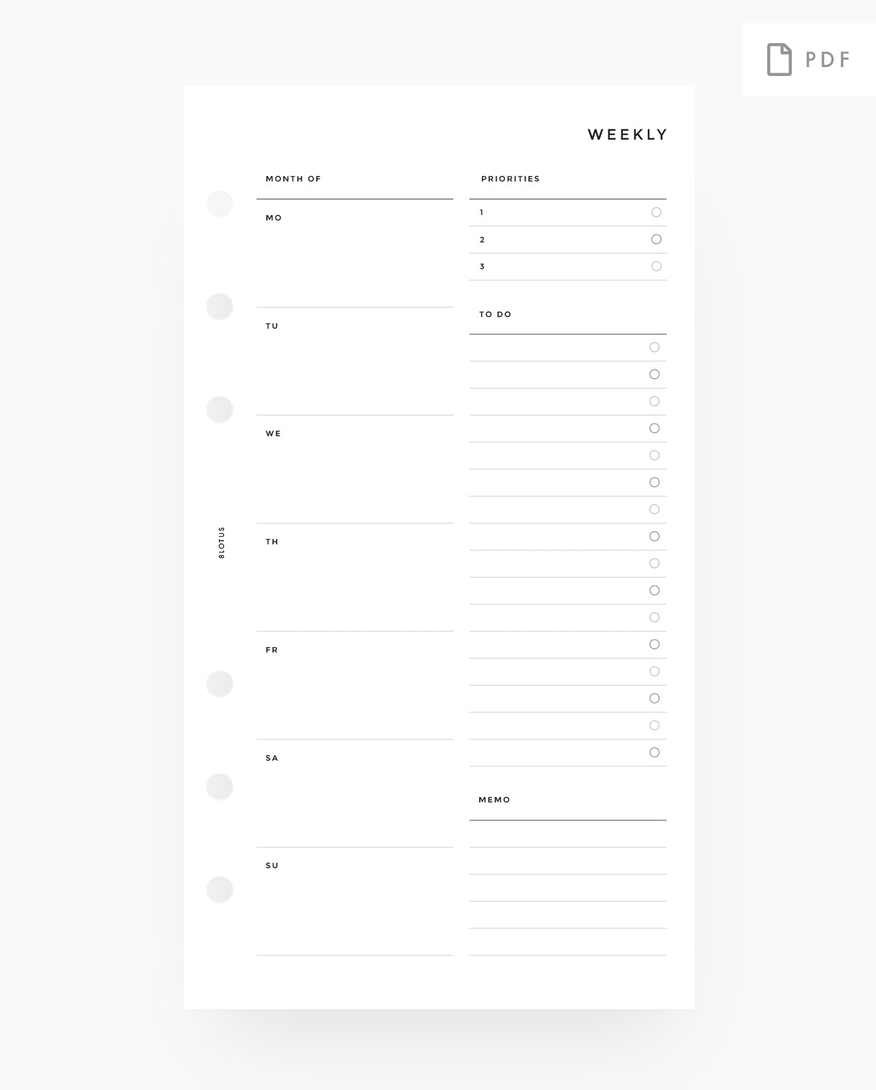 MN007 - Weekly Overview - PDF