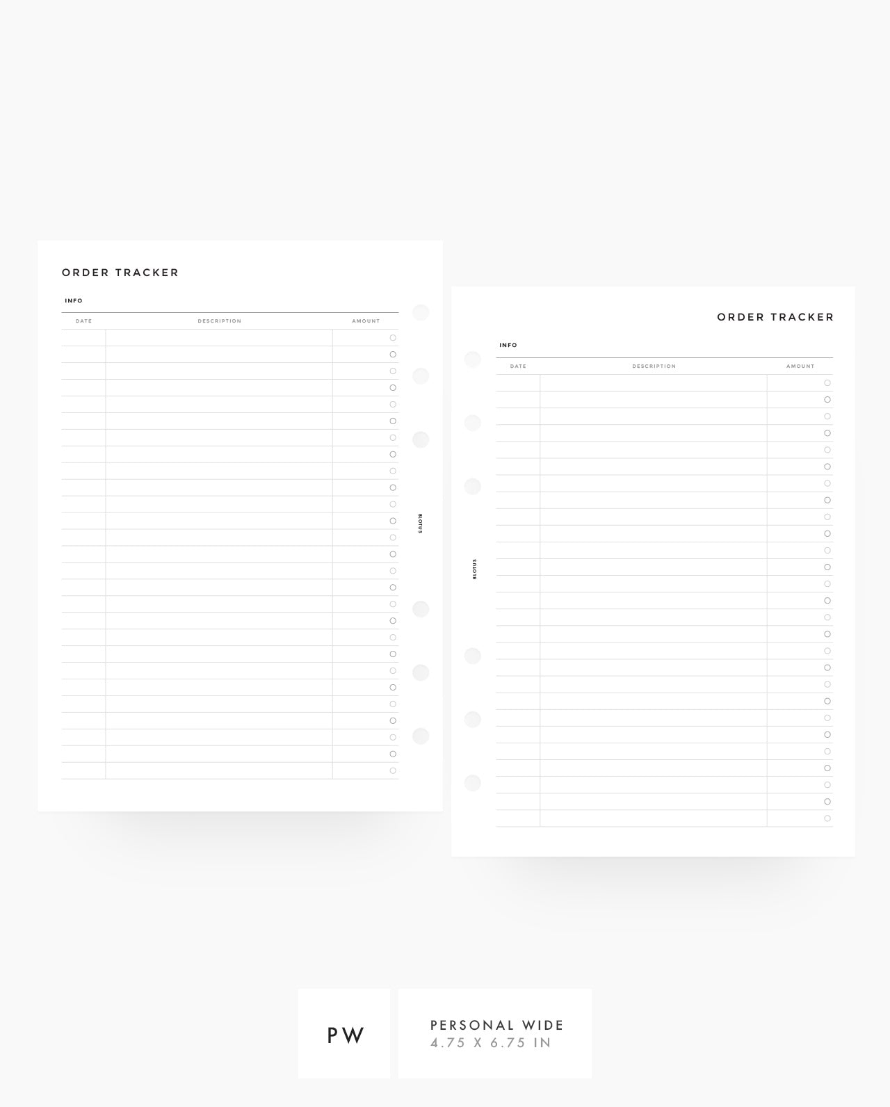 MN011 - Order Tracker - PDF