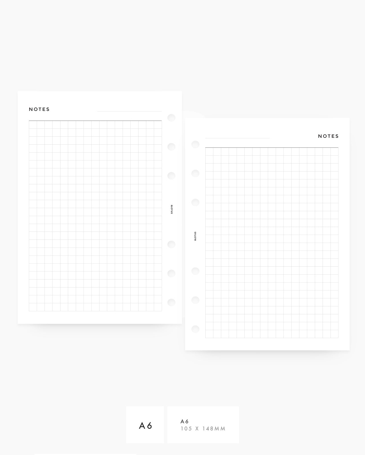 MN014 - Grid Notes Planner Inserts (Special Order)