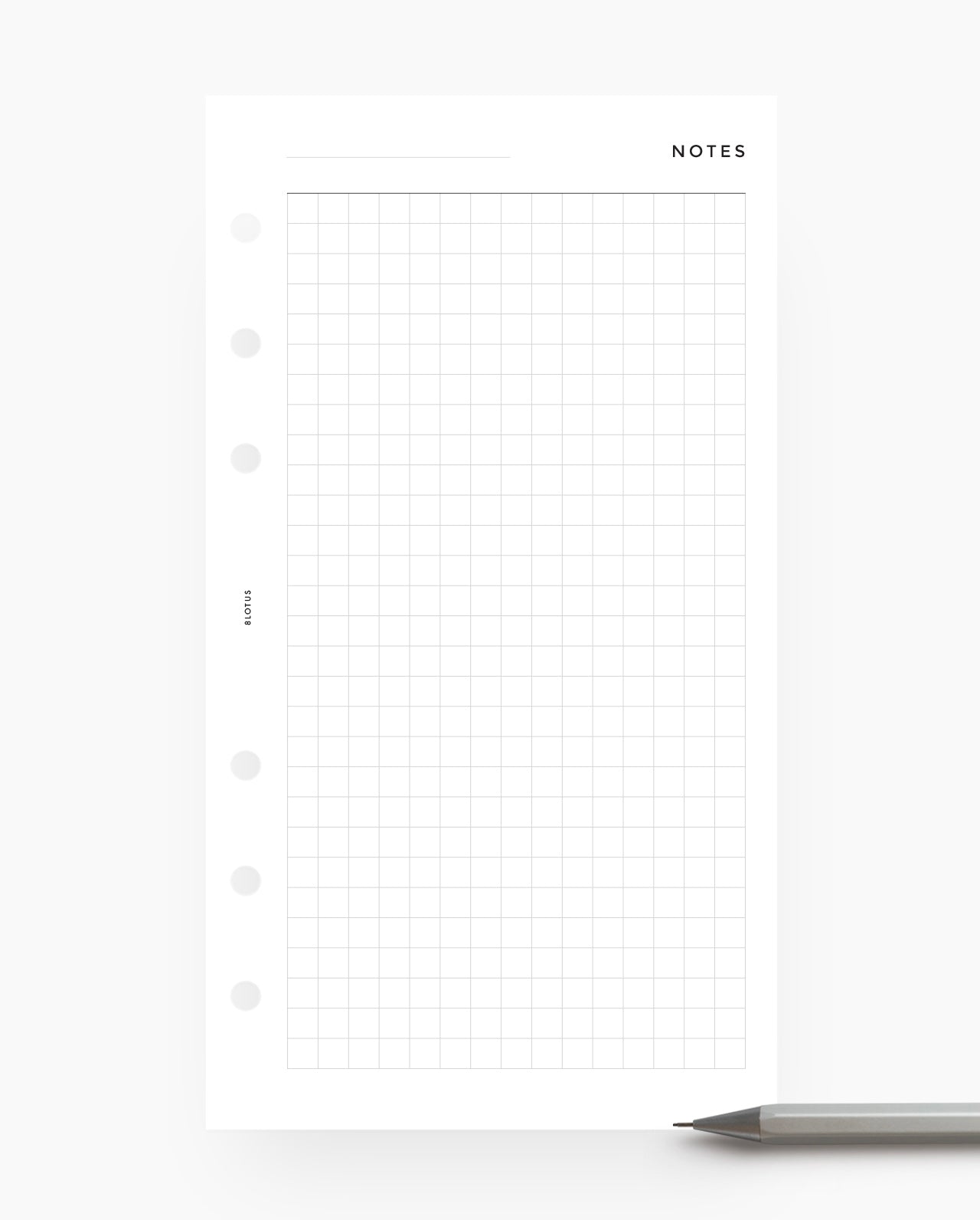 MN014 - Grid Notes Planner Inserts (Special Order)