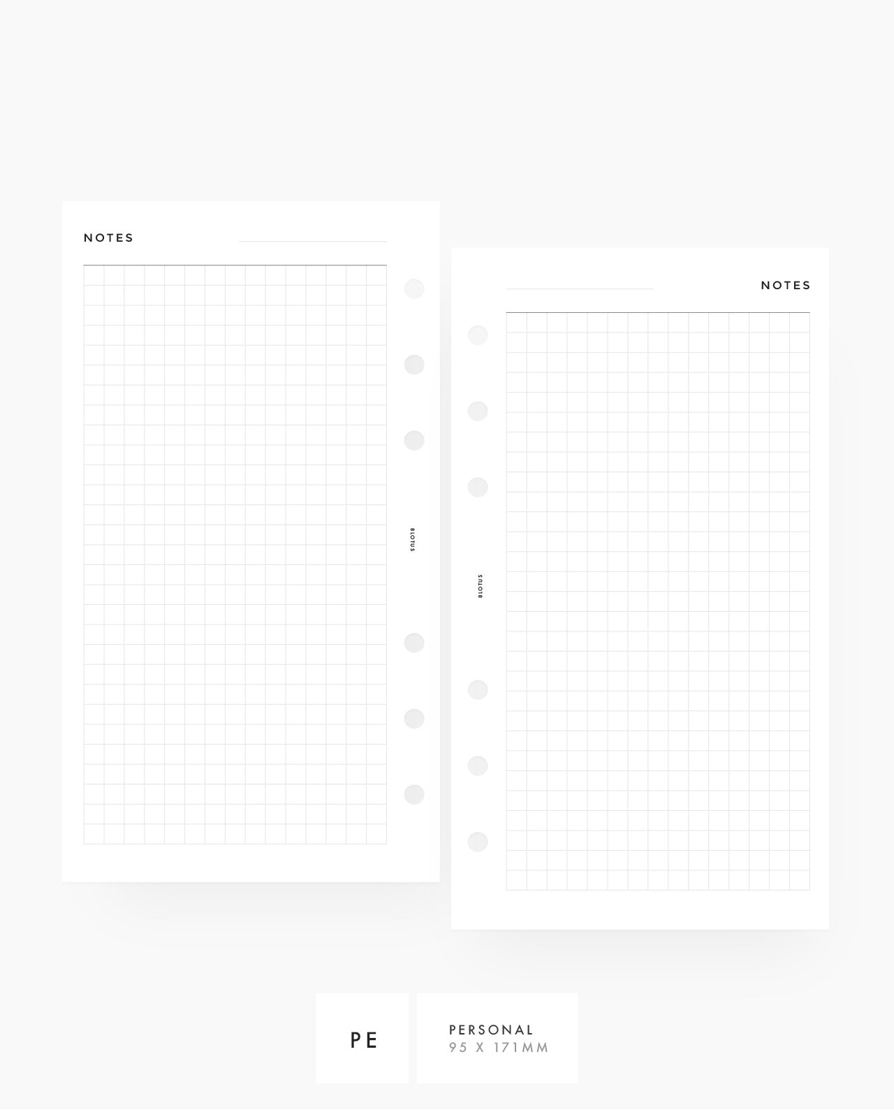 MN014 - Grid Notes - PRINTABLE Inserts