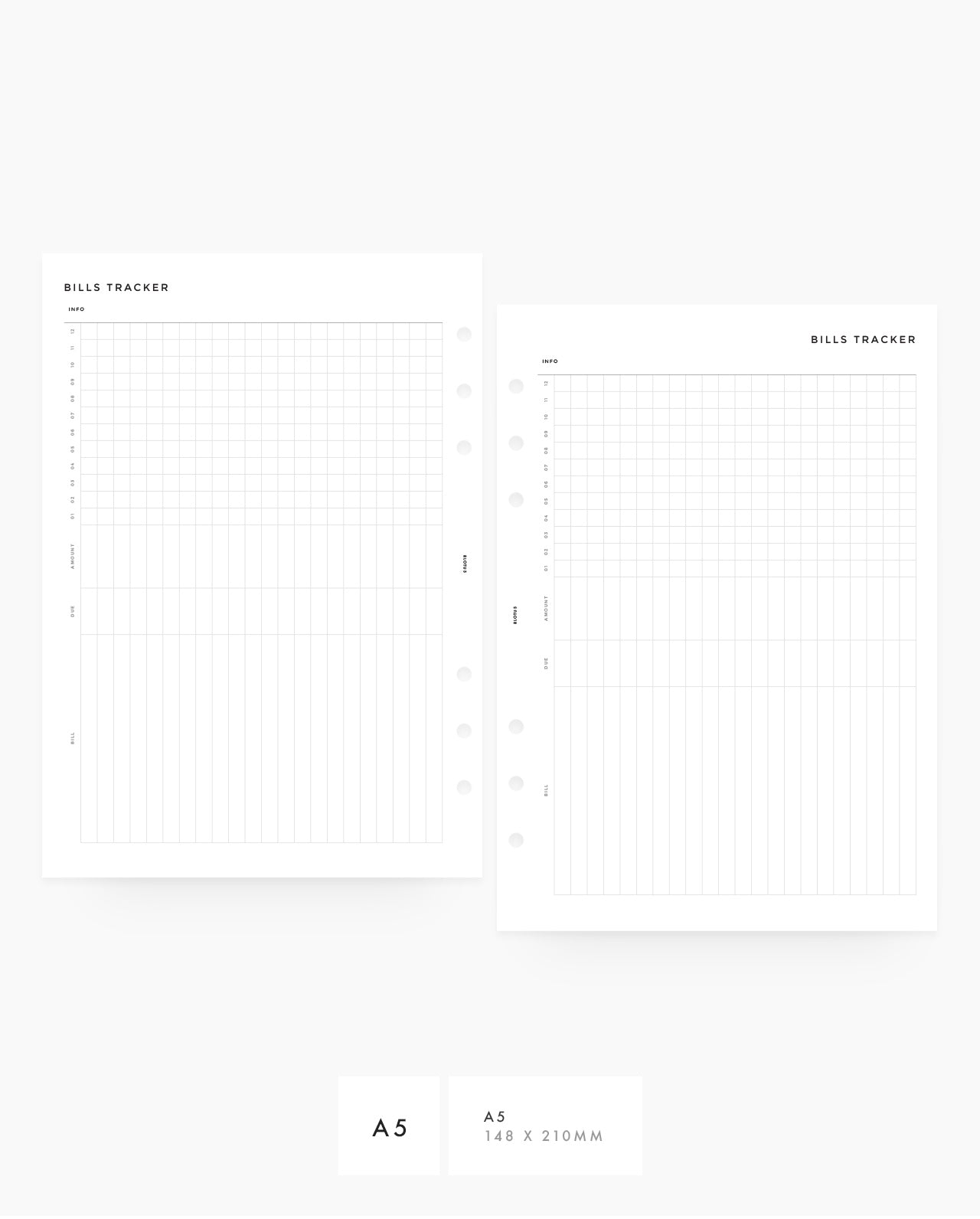 MN027 - Yearly Bills Tracker