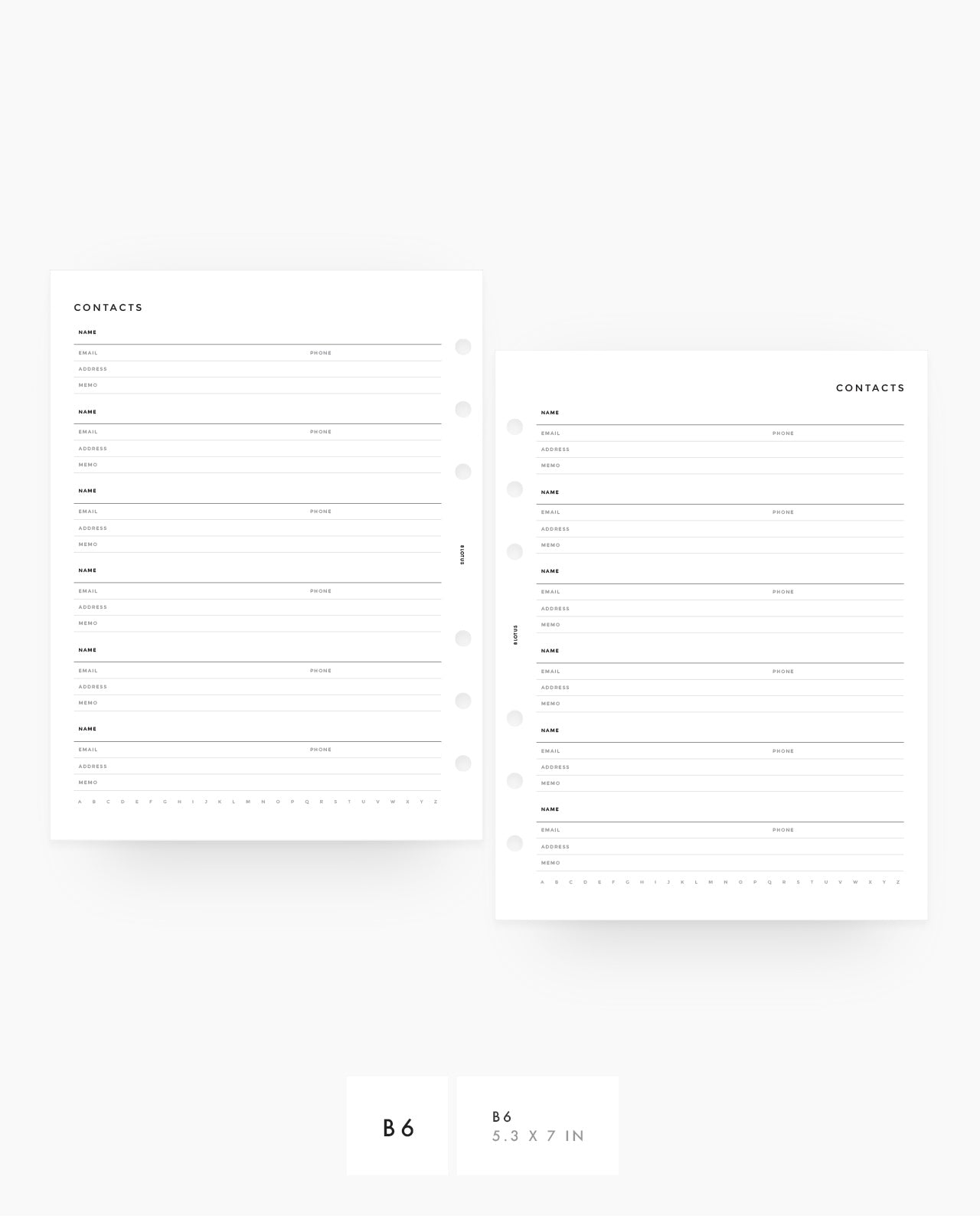 MN033 - Contact List - PDF