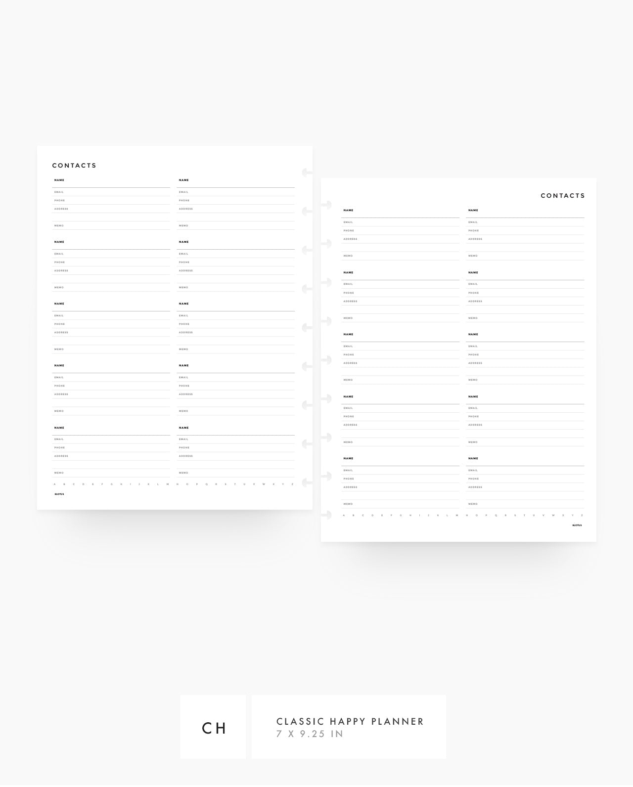MN033 - Contact List - PDF