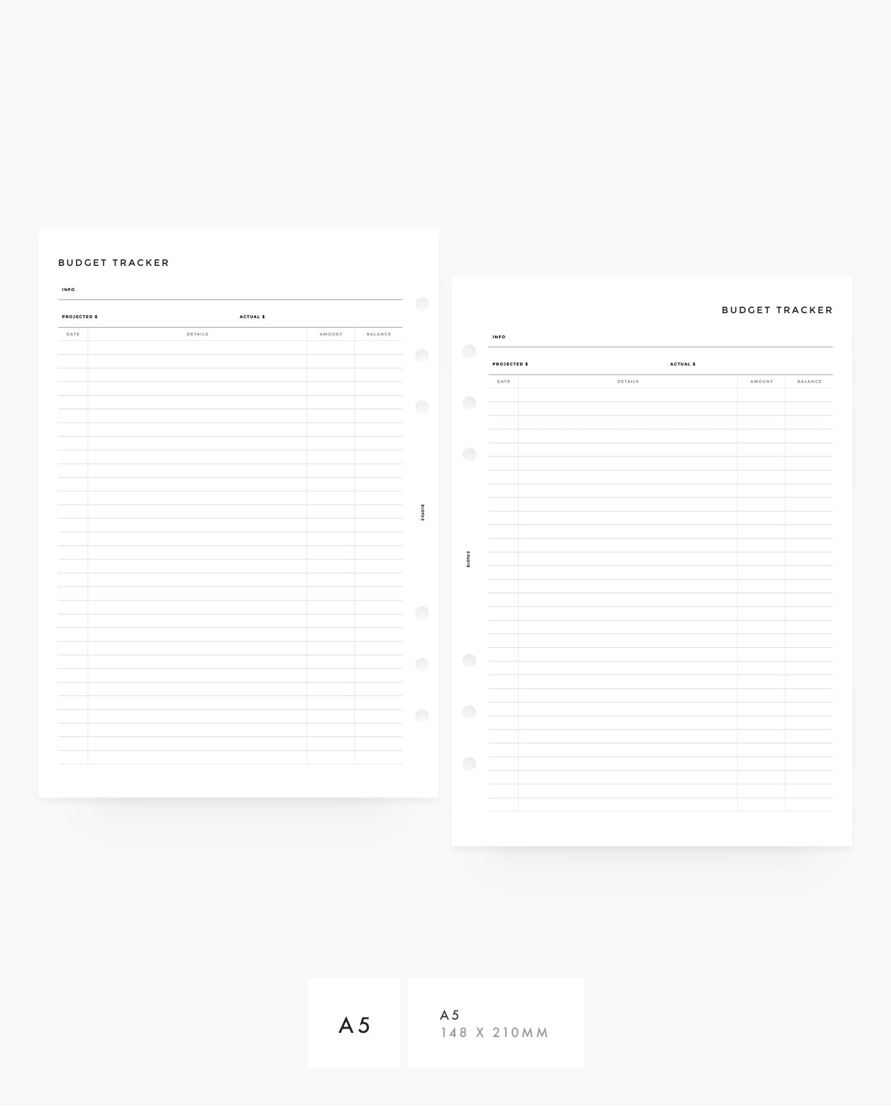 MN036 - Budget Tracker (Special Order)