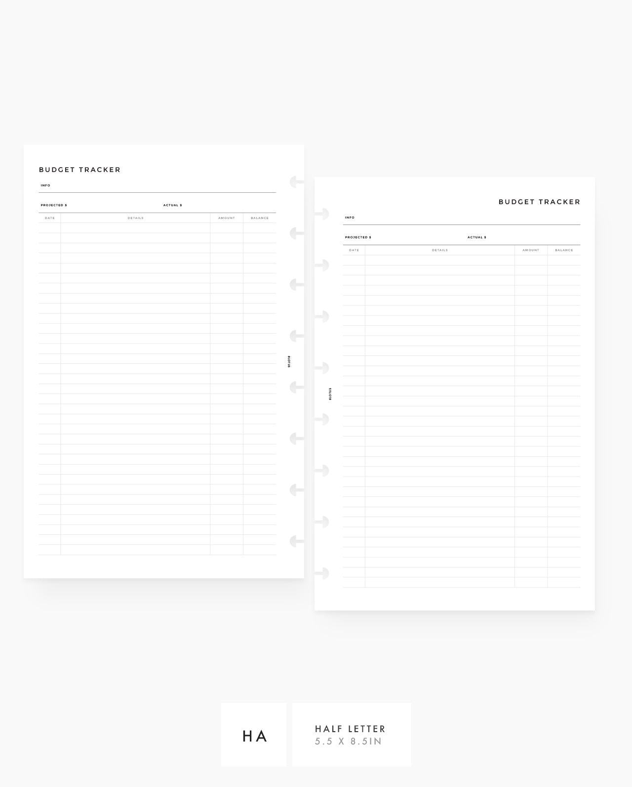 MN036 - Budget Tracker (Special Order)