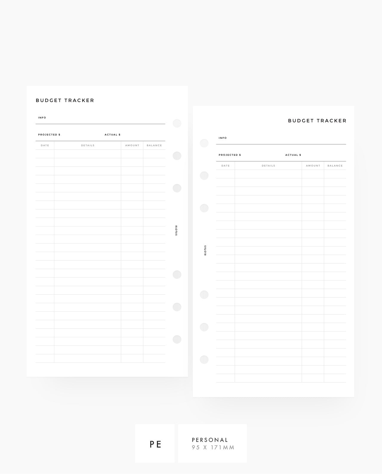 MN036 - Budget Tracker (Special Order)