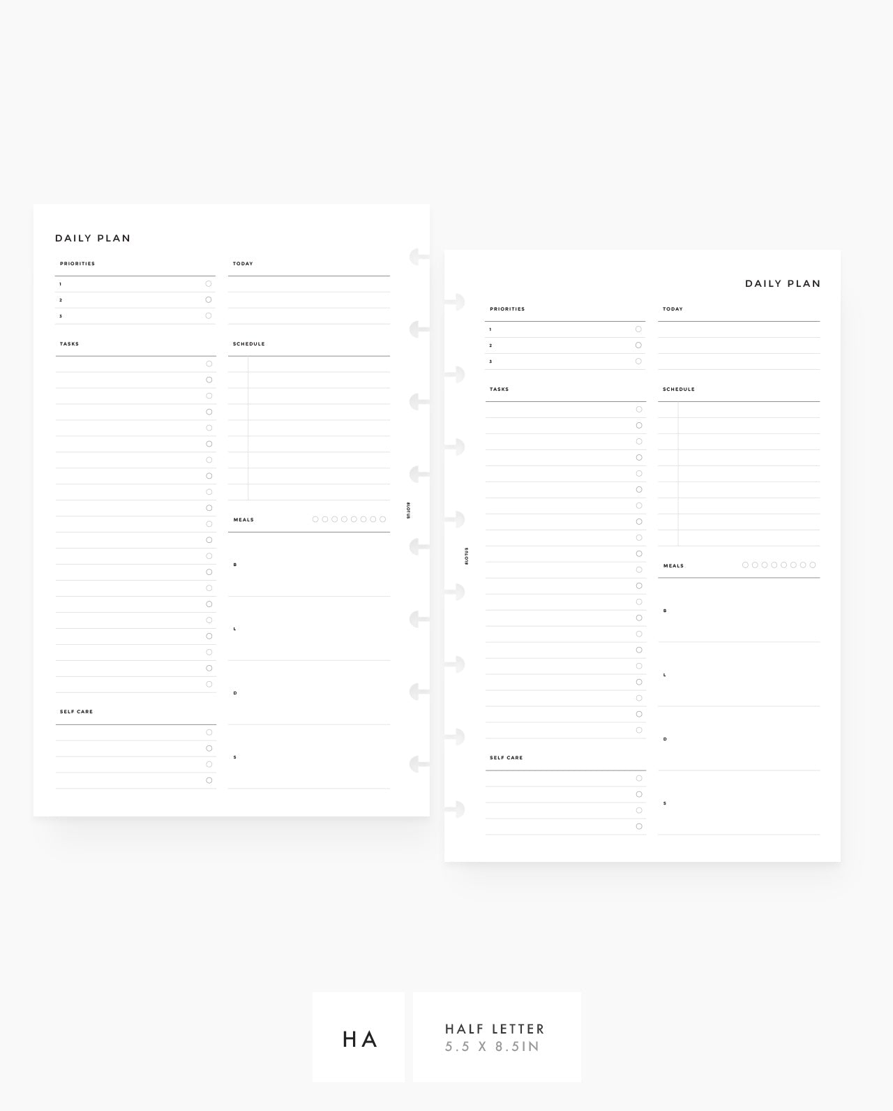 MN040 - Daily w/ Selfcare & Meals - PDF