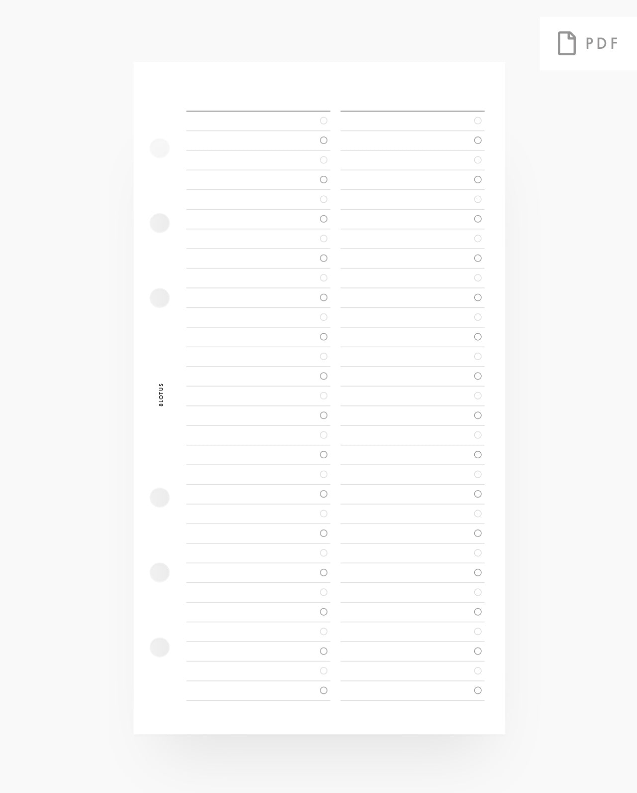 MN042 - Double List - PDF