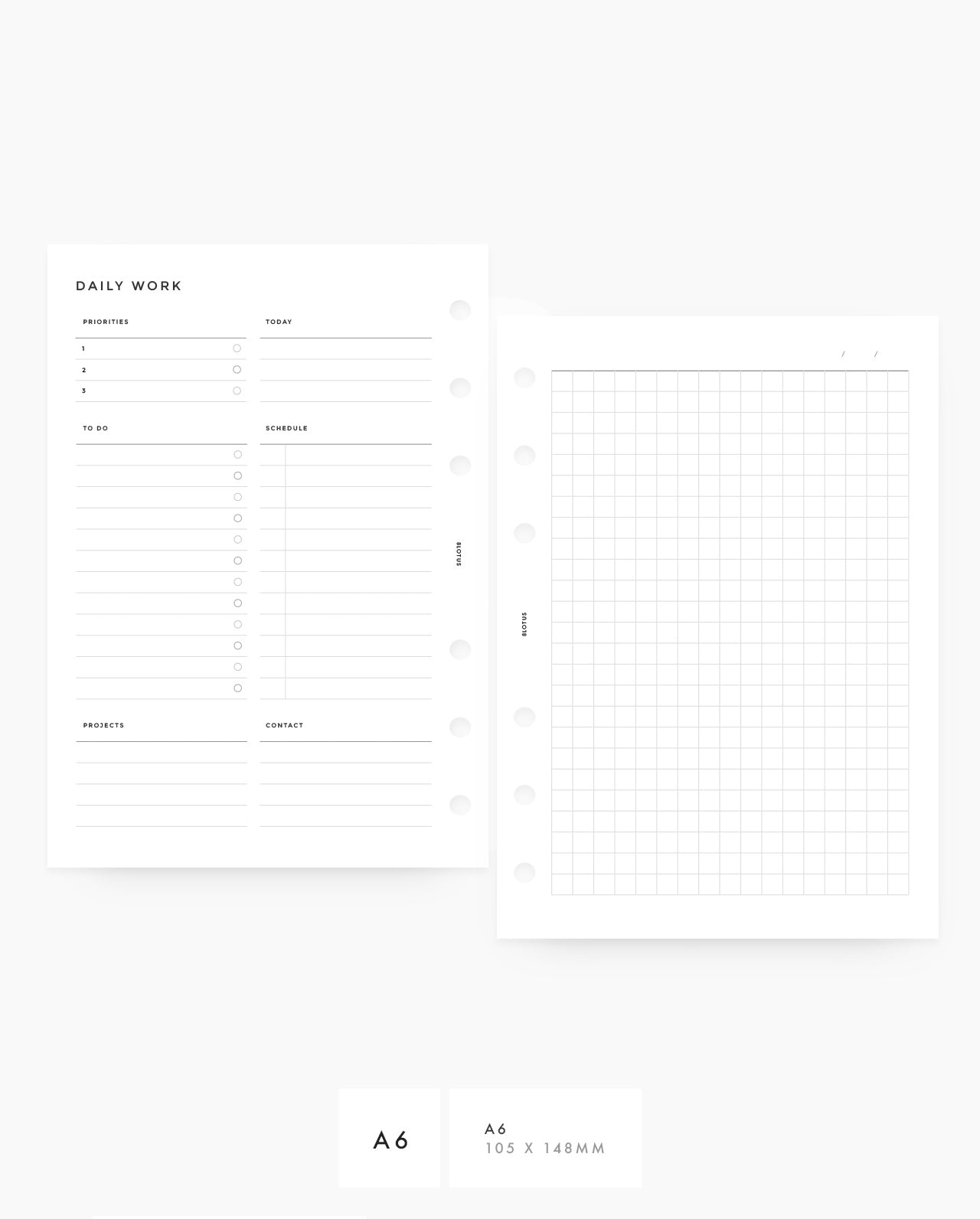 MN043 - Daily Work Planner - PDF