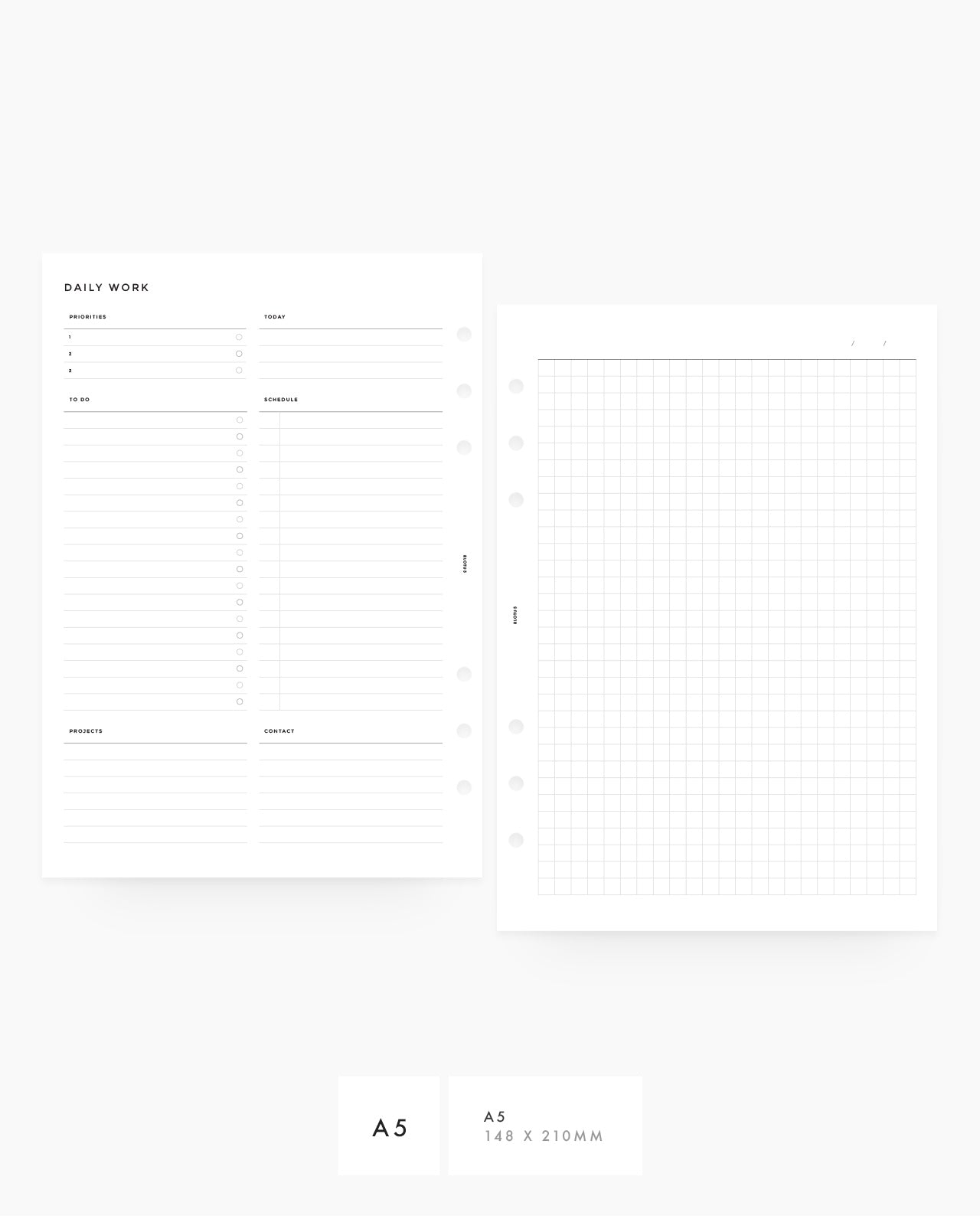 MN043 - Daily Work Planner - PDF