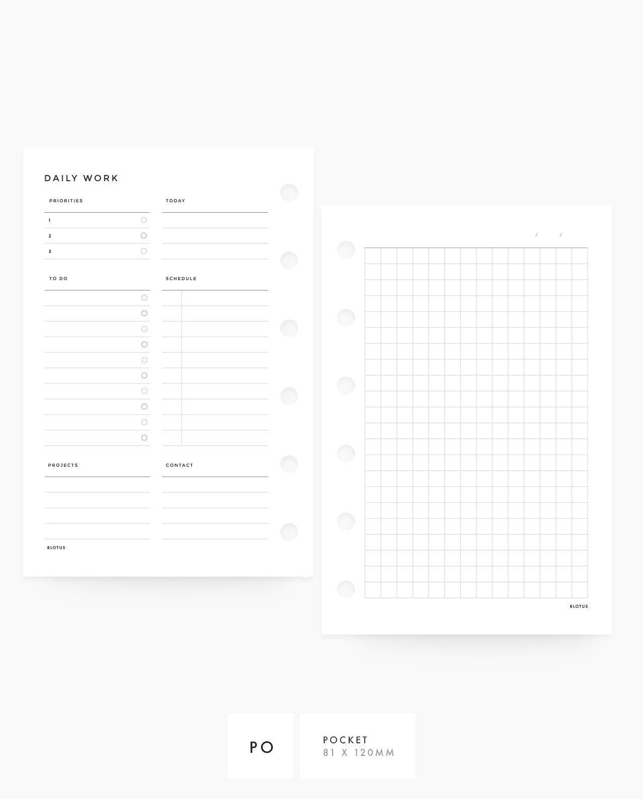 MN043 - Daily Work Planner - PDF