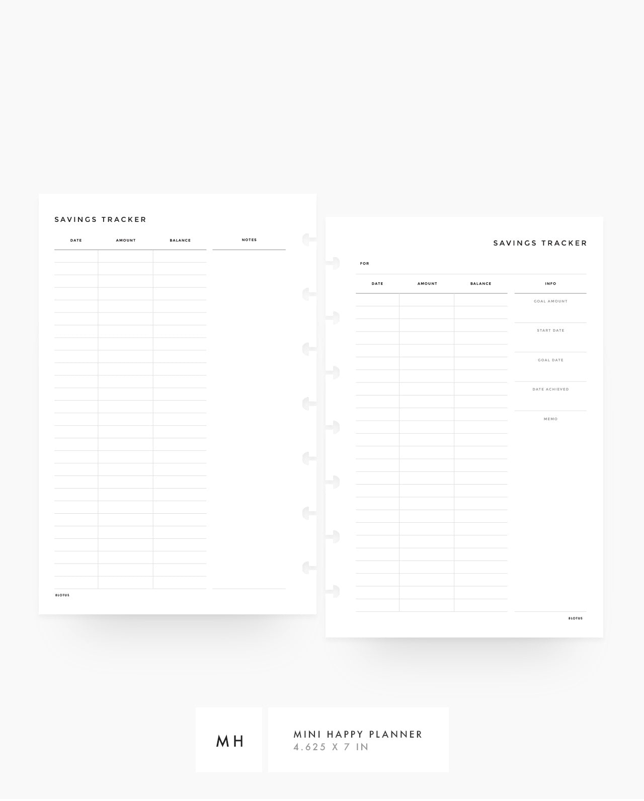 MN046 - Savings Tracker - PDF