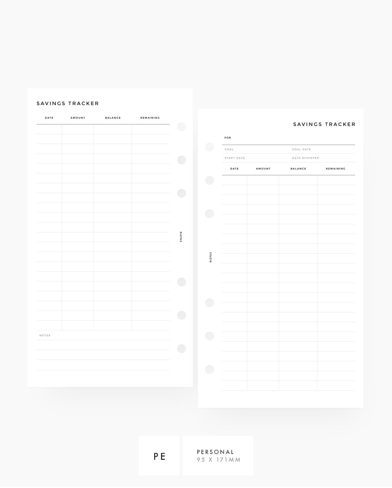 MN046 - Savings Tracker