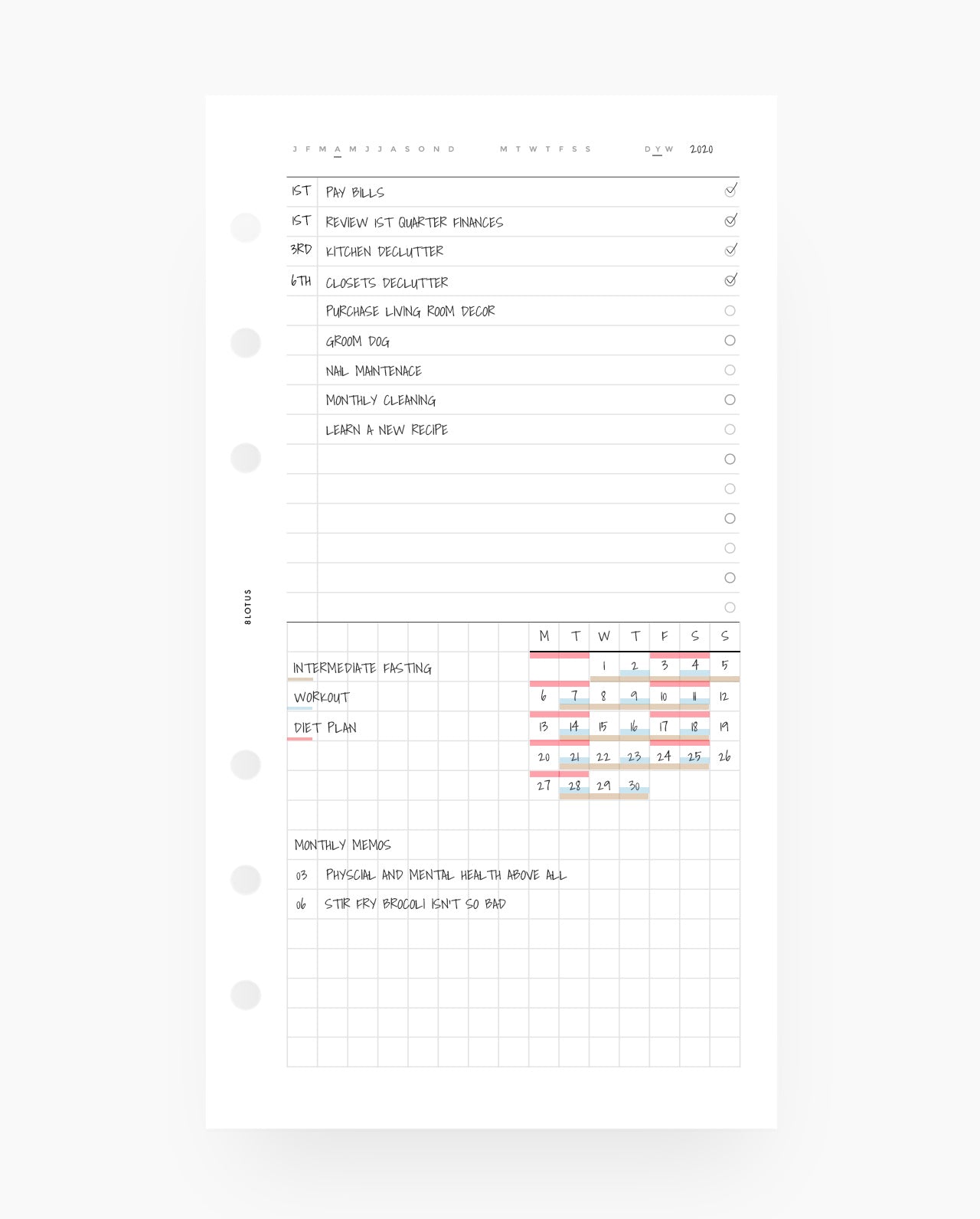 MN066 - List / Schedule & Grid - Date Marker