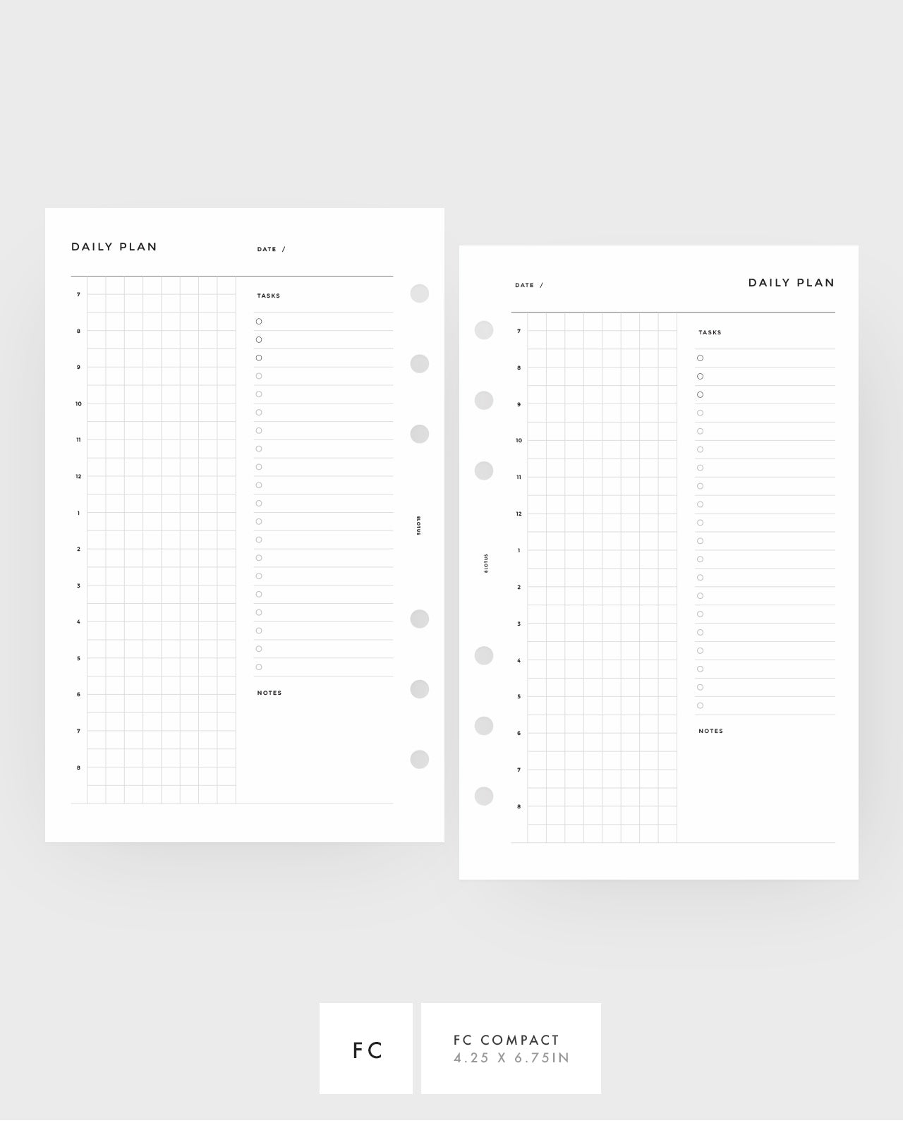 MN095 - DAILY TASK MANAGER - DO1P (Special Order)