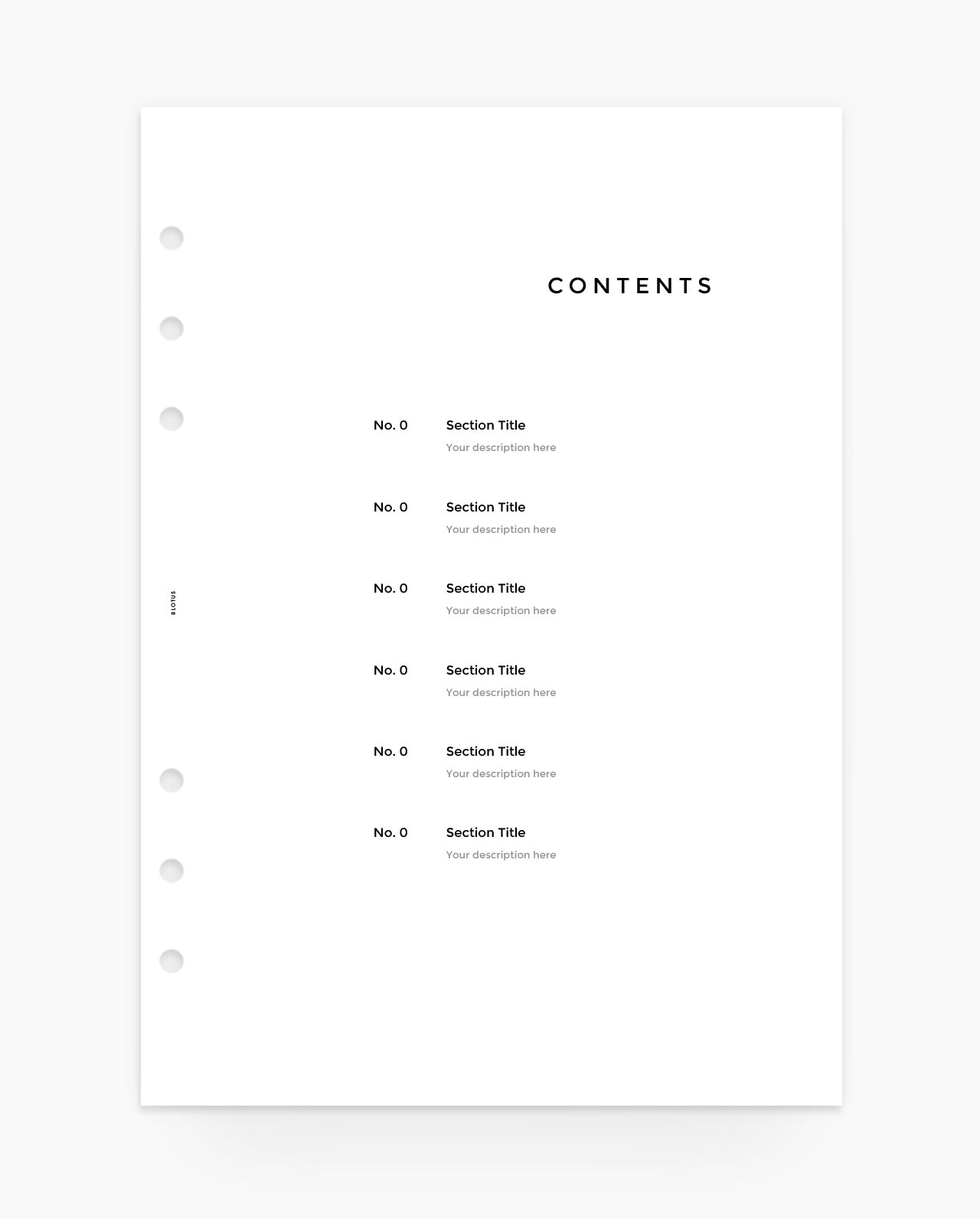 MN102 - Planner Contents - Fillable PDF