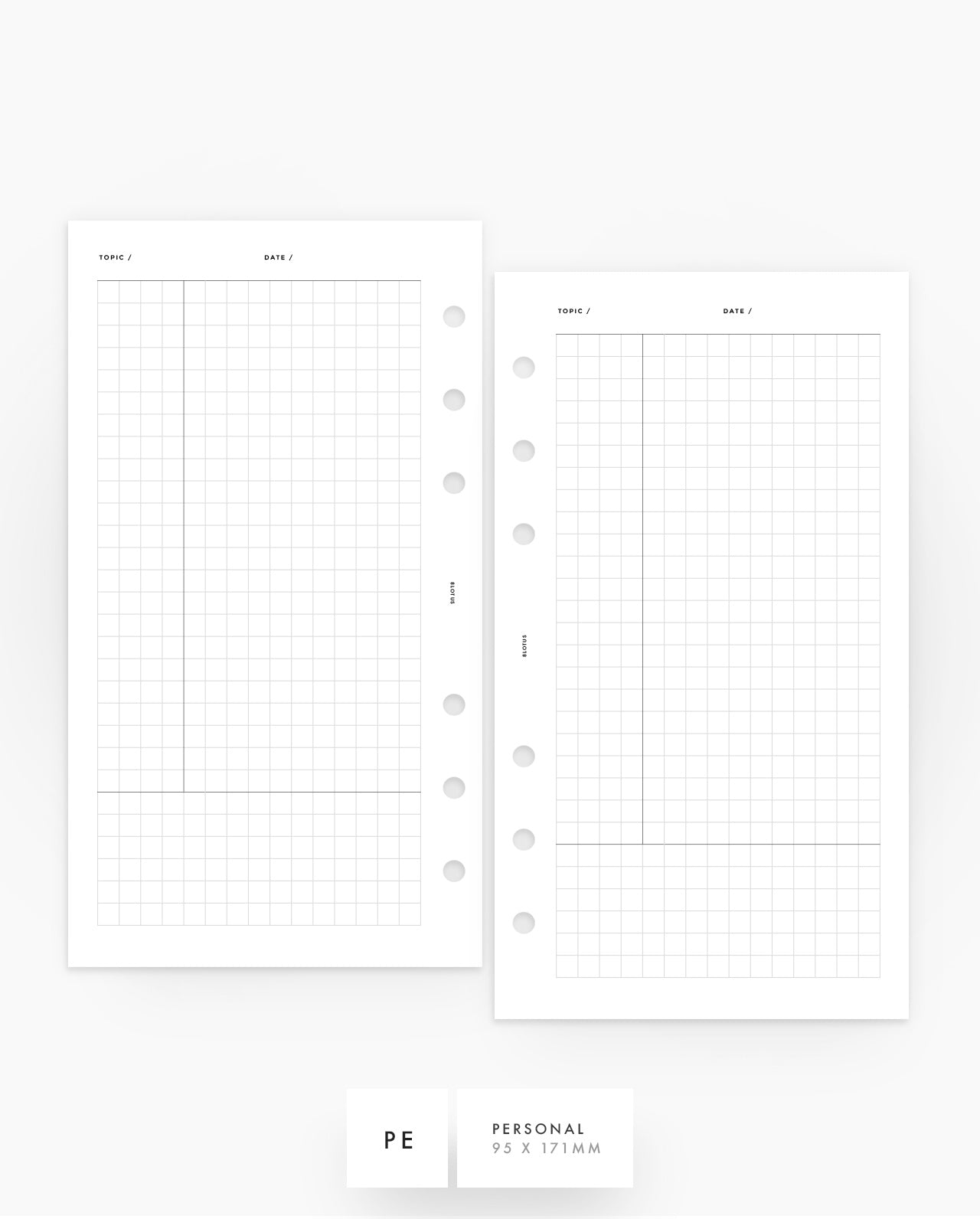 MN117 - Cornell Notes Planner Inserts (Special Order)
