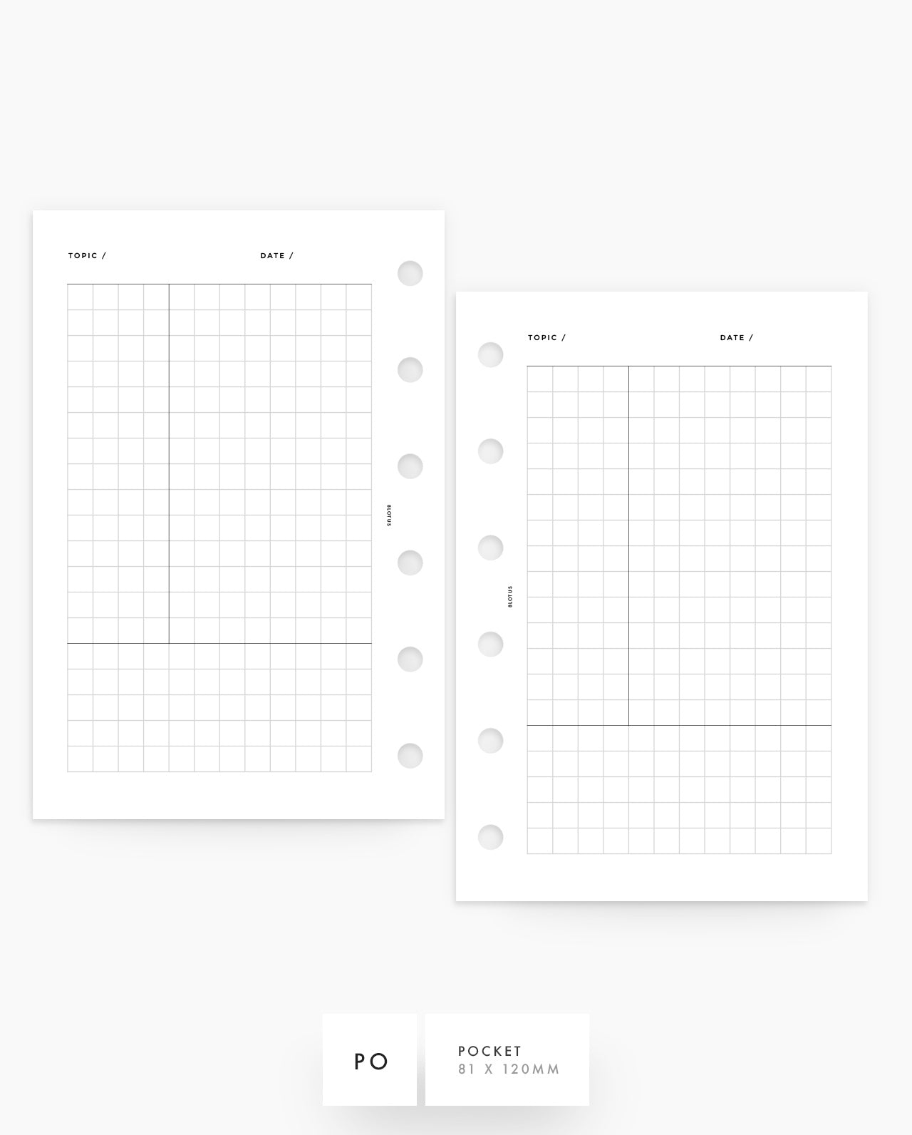 MN117 - Cornell Notes Planner Inserts (Special Order)