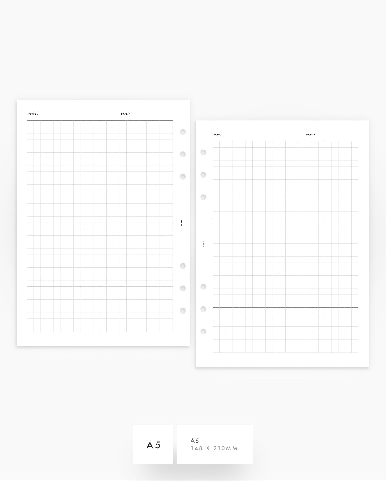 MN117 - Cornell Notes Planner Inserts (Special Order)