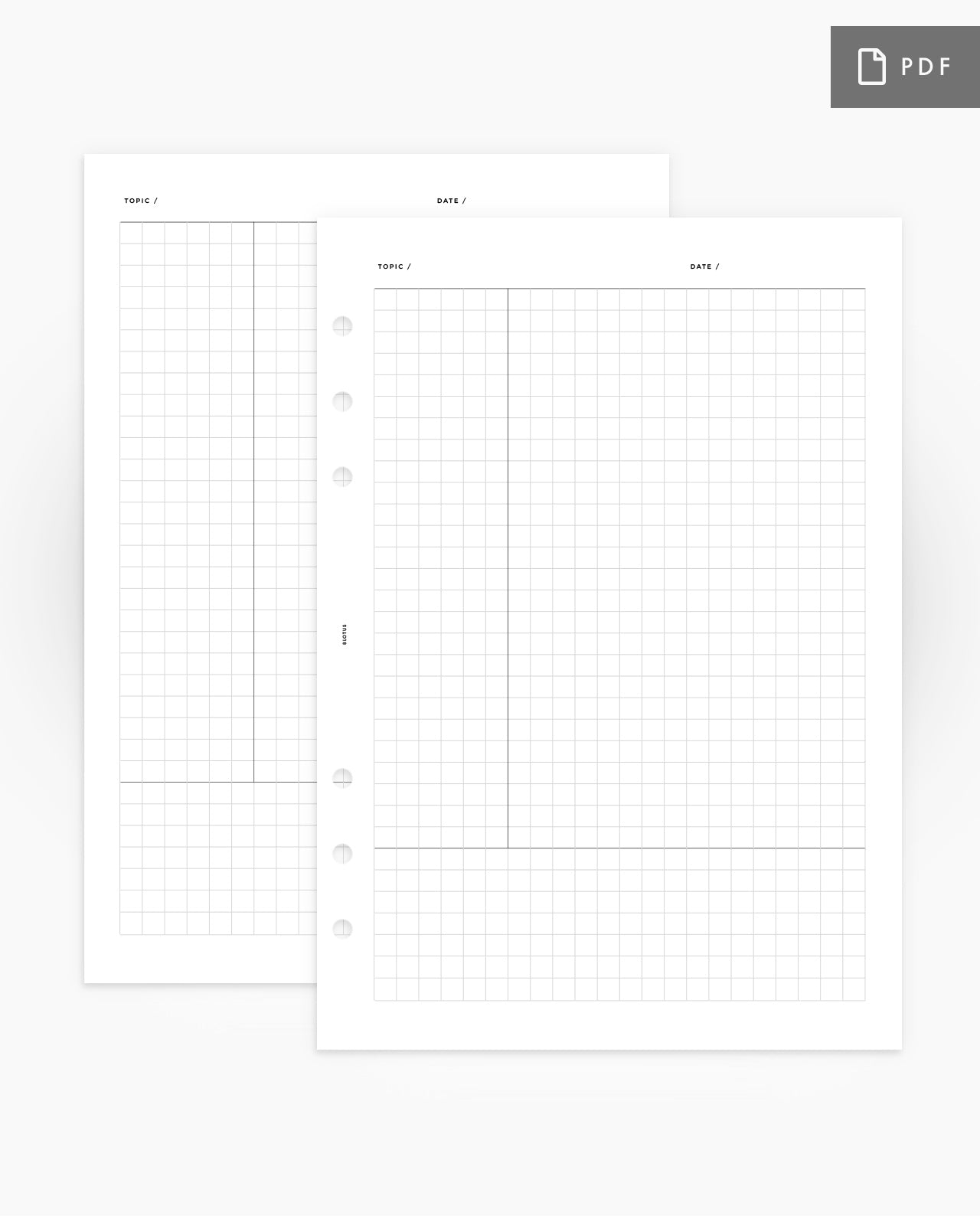 MN117G - Cornell Notes - Grid - PDF