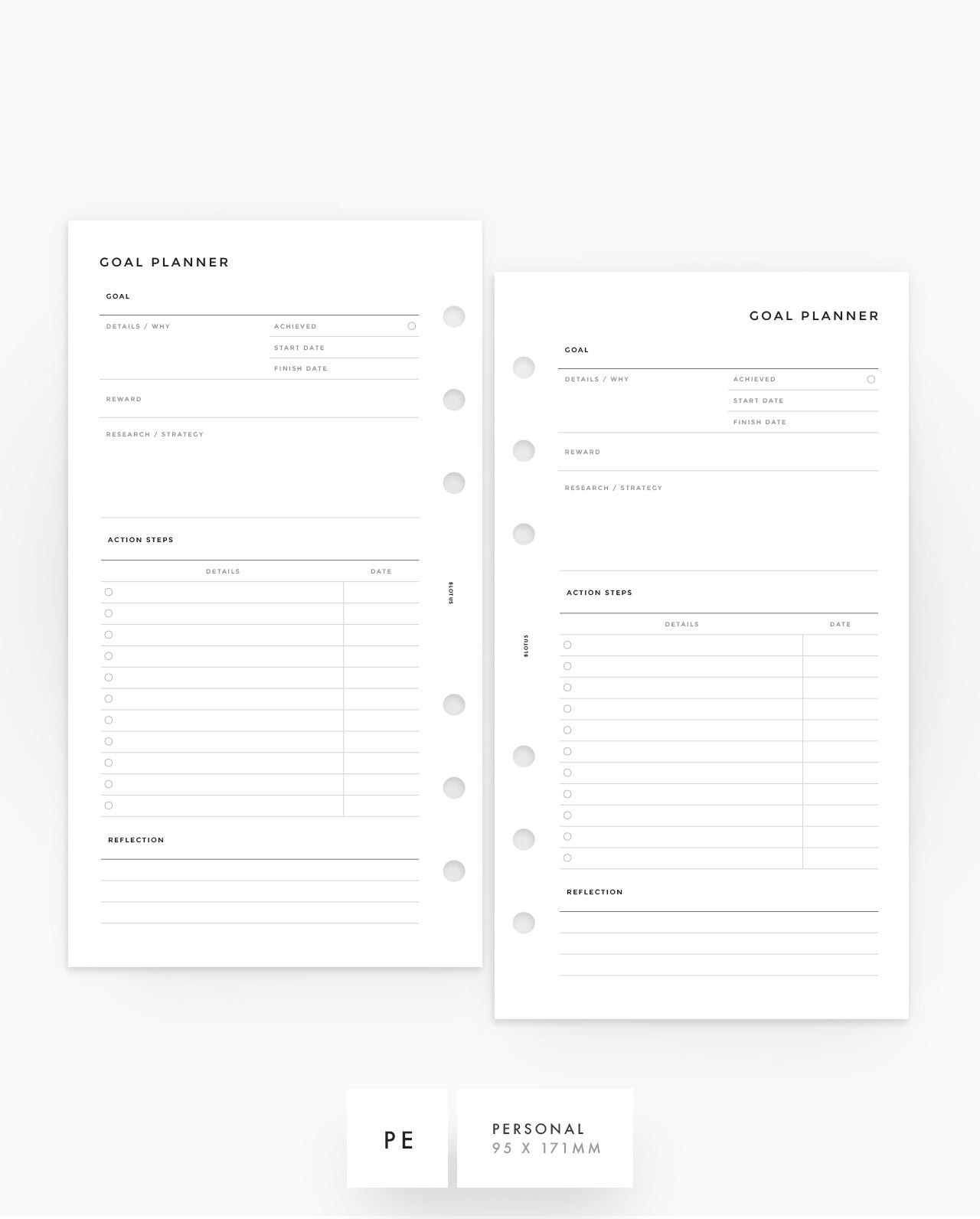 MN125 - Goal Planner Inserts