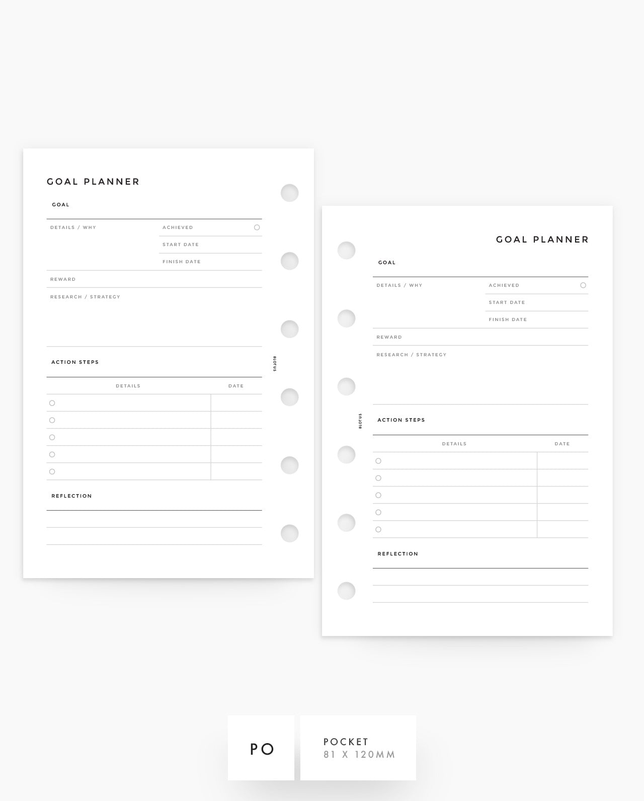 MN125 - Goal Planner Inserts