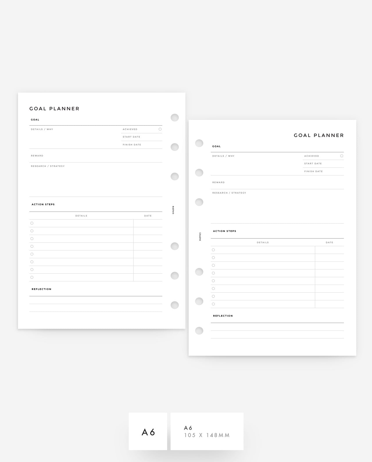 MN125 - Goal Planner Inserts